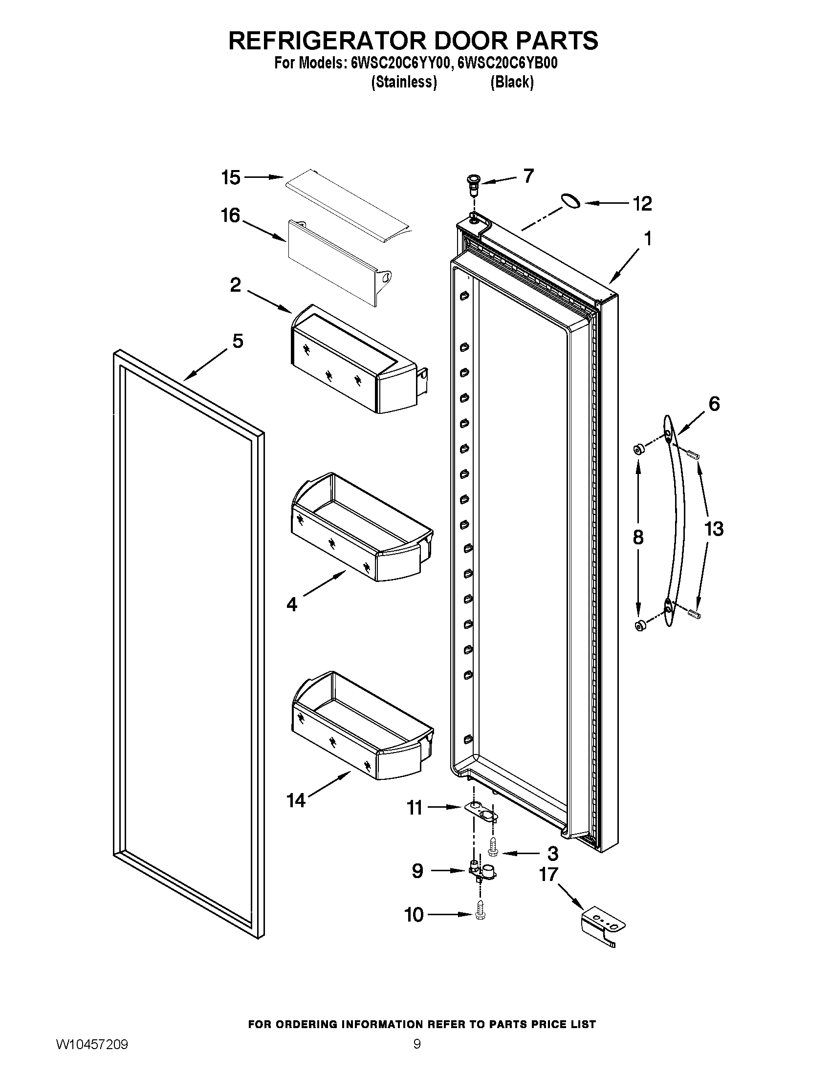 06 - REFRIGERATOR DOOR PARTS