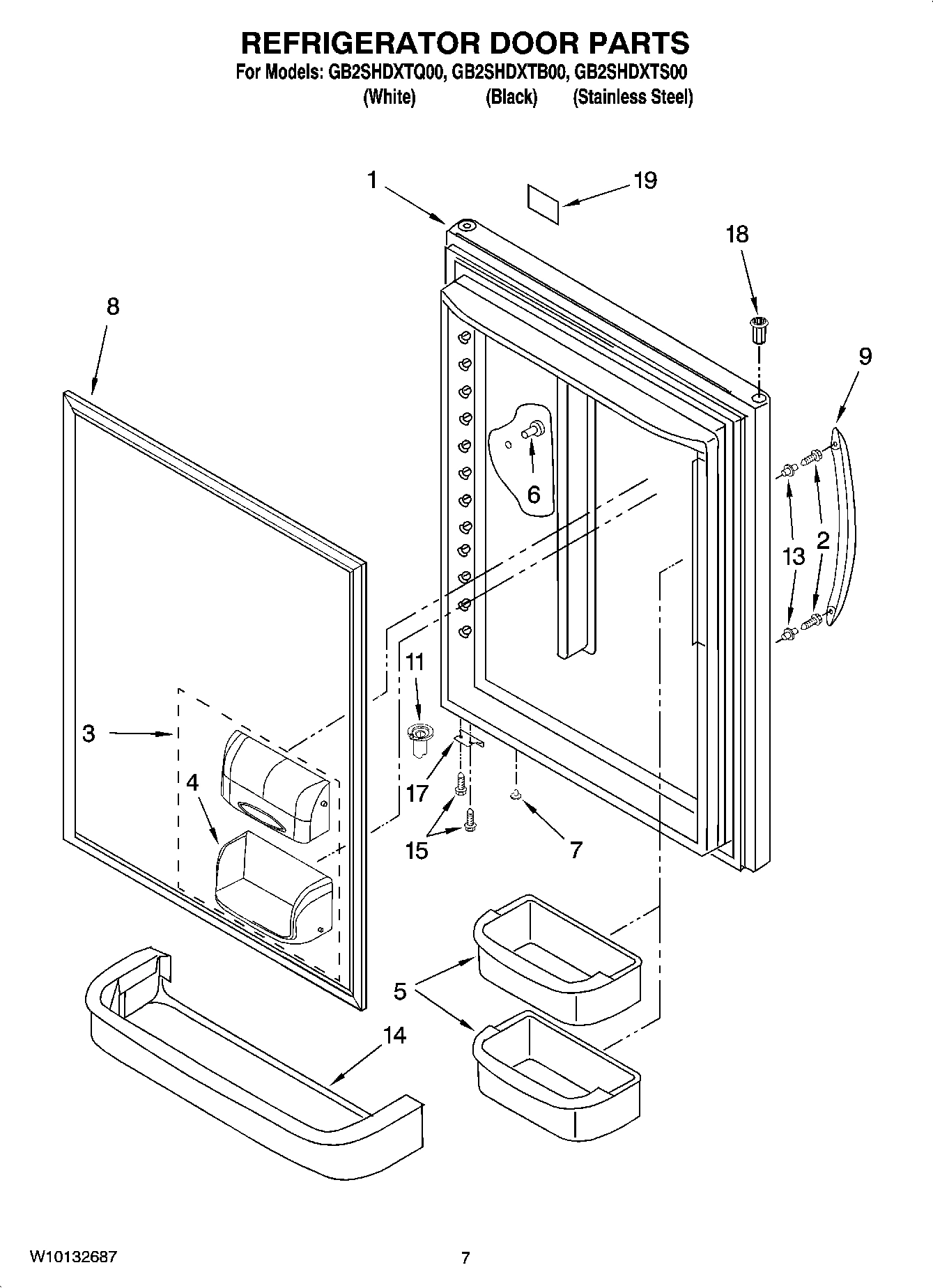 05 - REFRIGERATOR DOOR PARTS