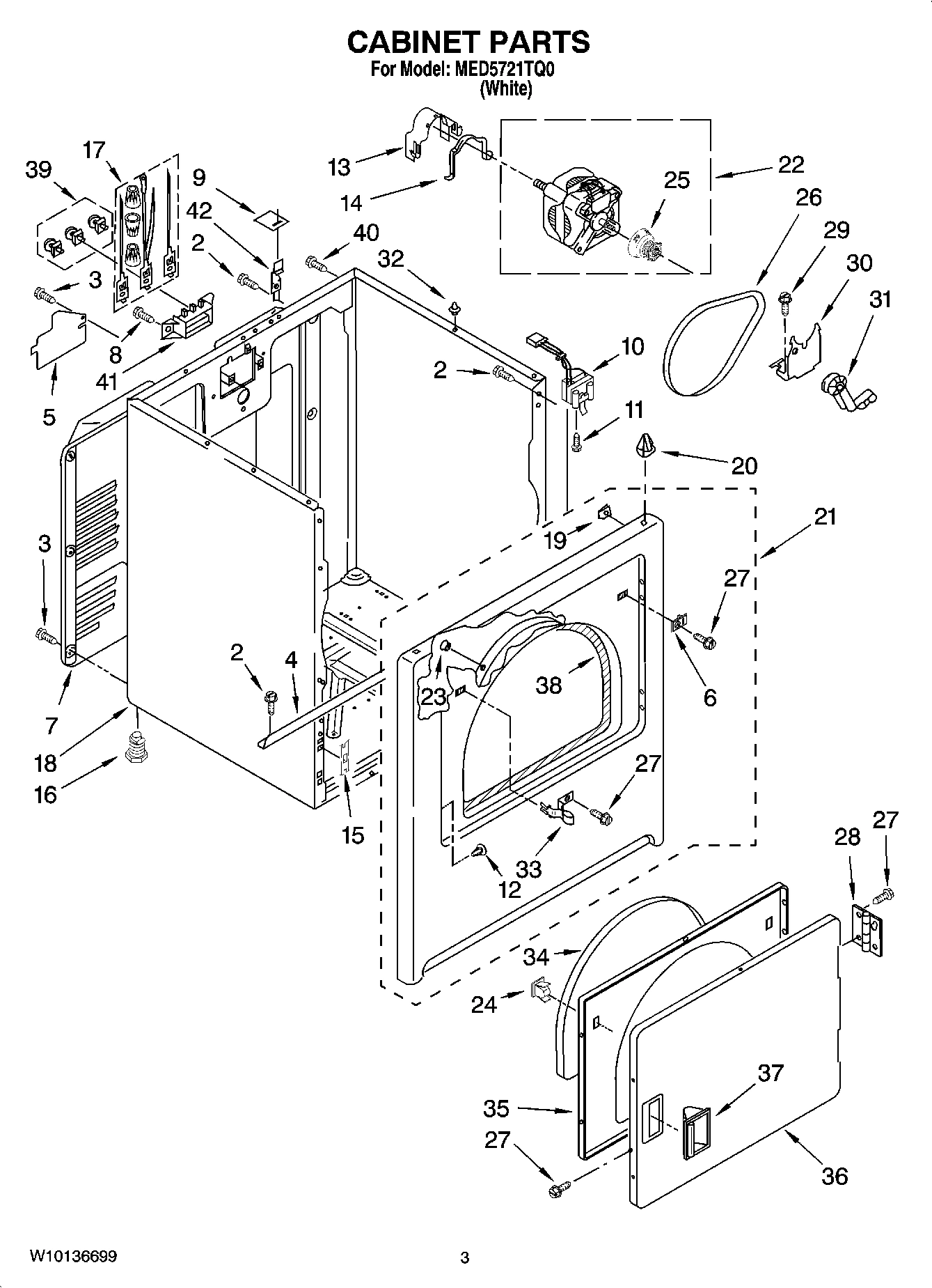 02 - CABINET PARTS