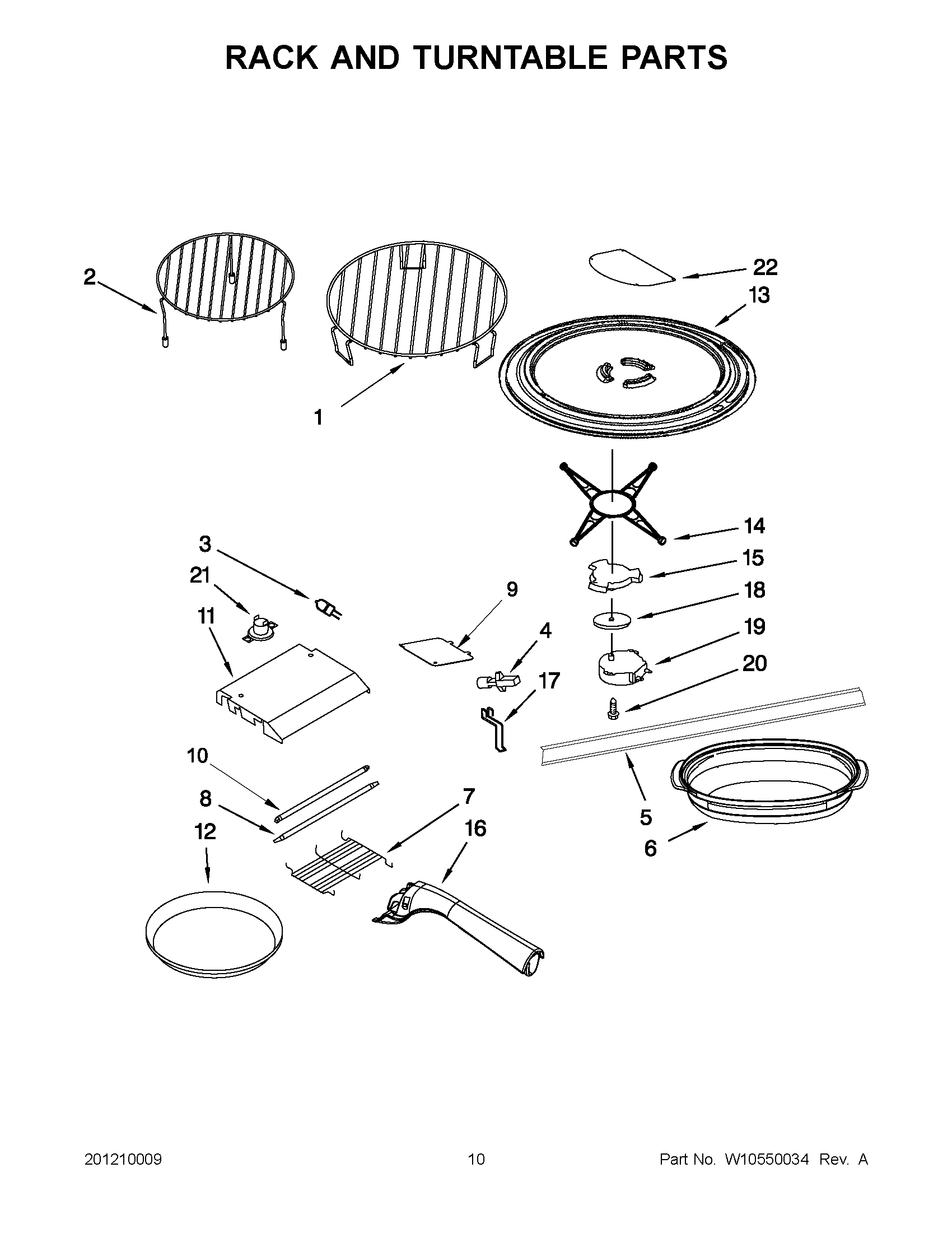05 - RACK AND TURNTABLE PARTS