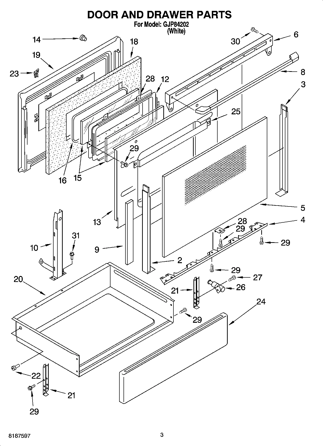 03 - DOOR AND DRAWER PARTS
