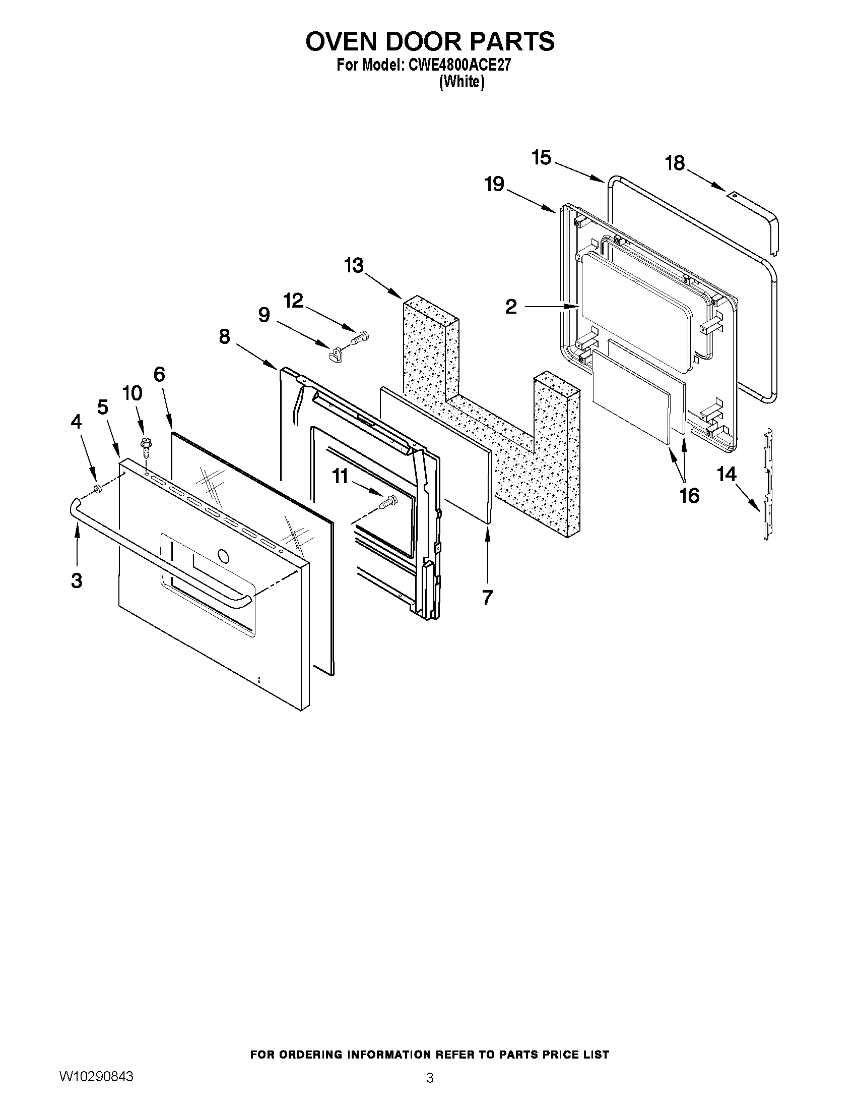 02 - OVEN DOOR PARTS