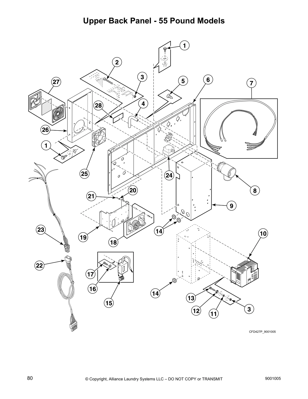 Upper Back Panel - 55 Pound Models
