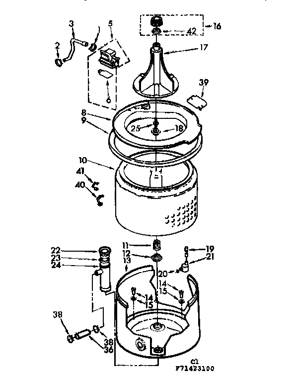 TUB AND BASKET PARTS