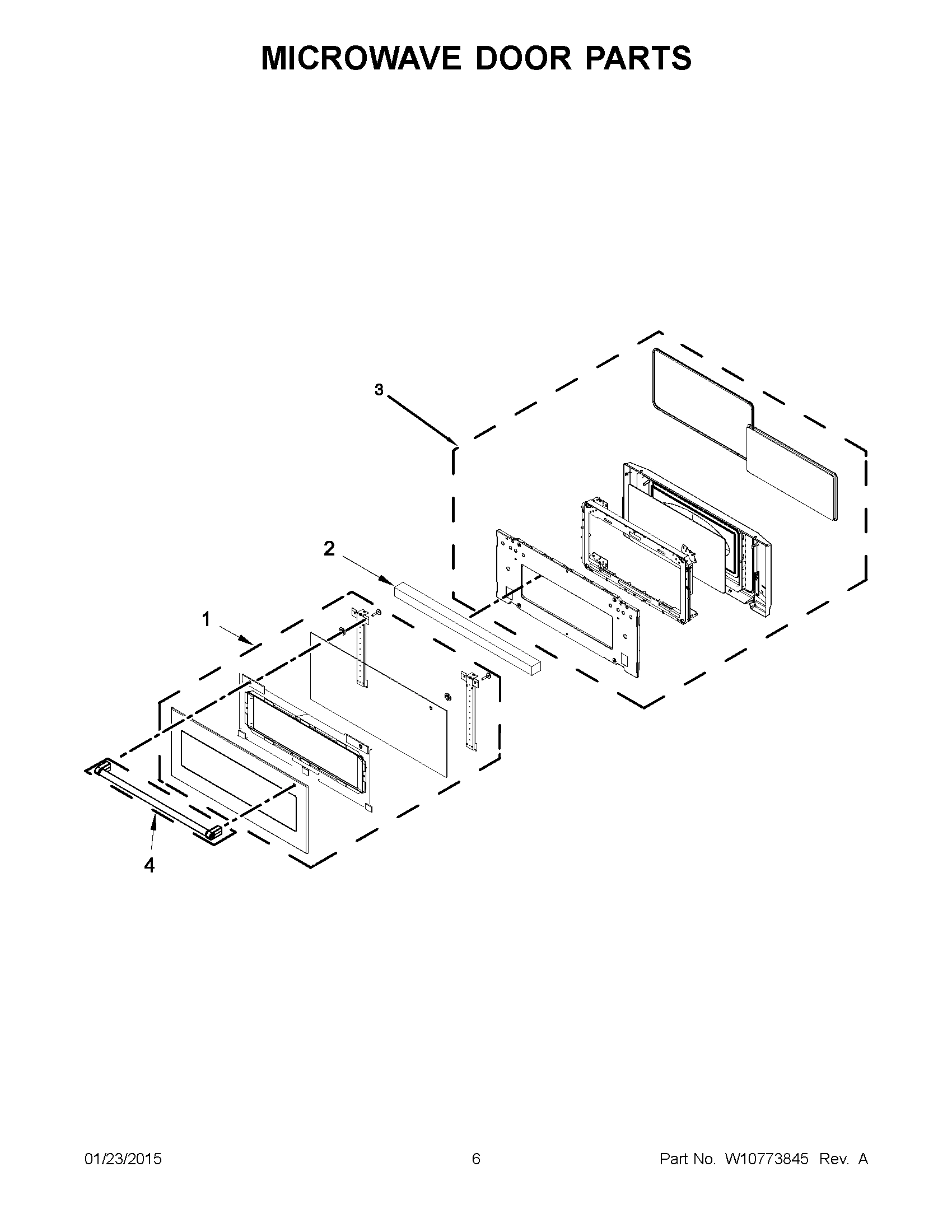 04 - MICROWAVE DOOR PARTS