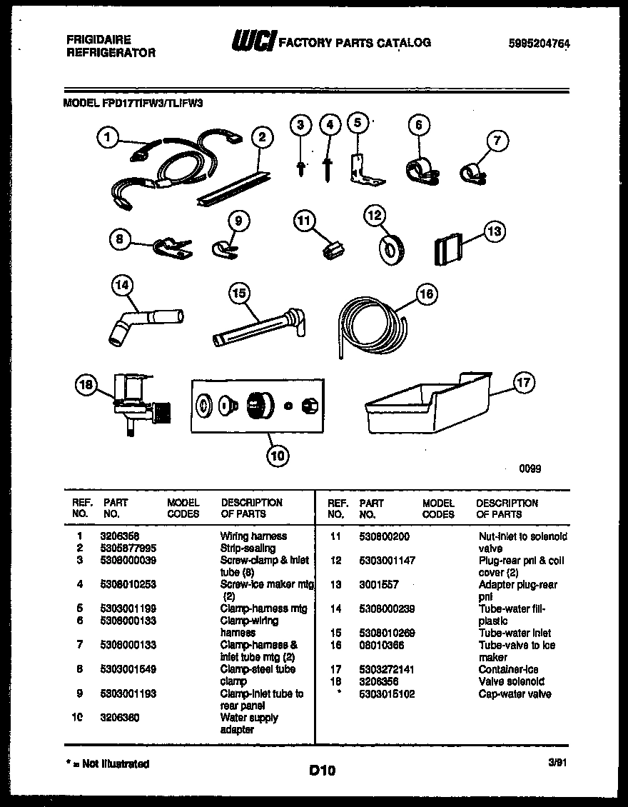 07 - ICE MAKER INSTALLATION PARTS