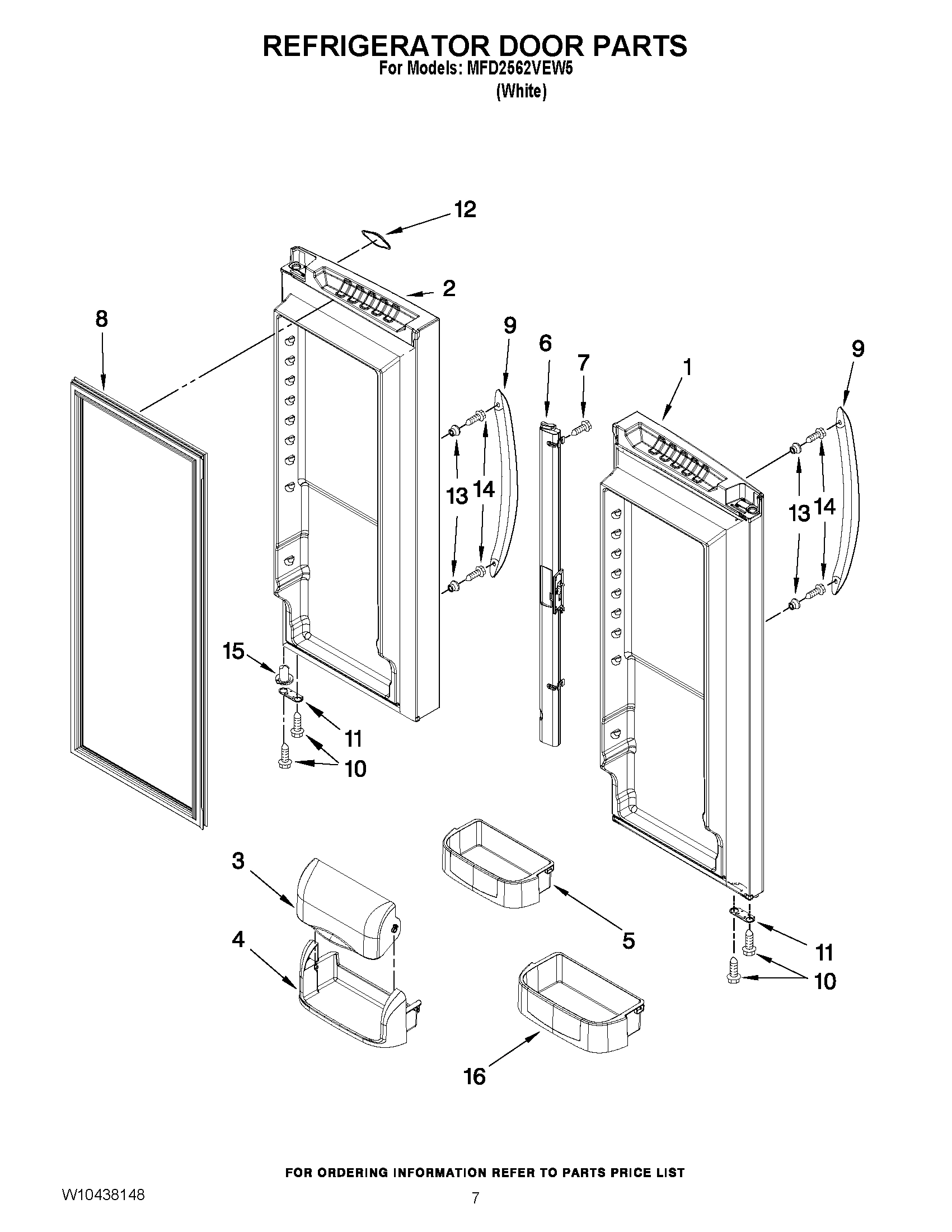 04 - REFRIGERATOR DOOR PARTS