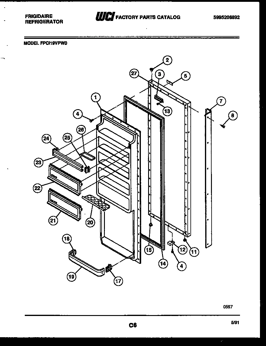 02 - REFRIGERATOR DOOR PARTS