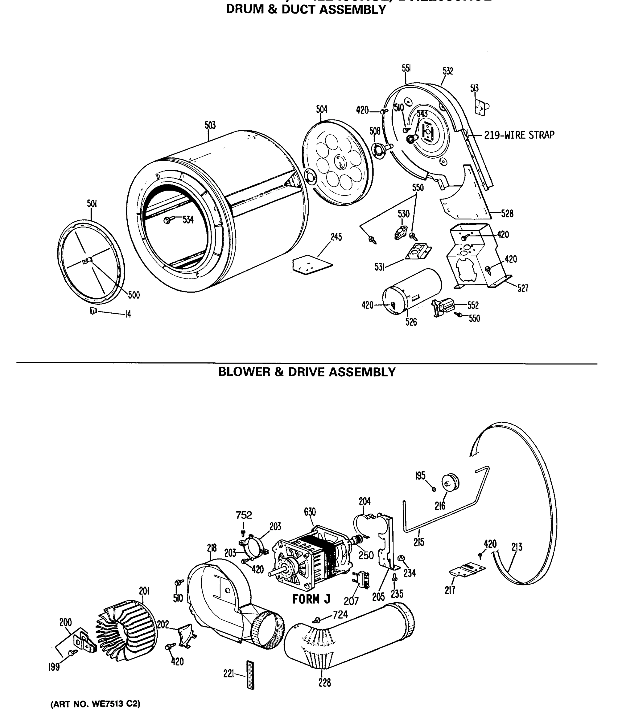 DRUM & DUCT ASSEMBLY