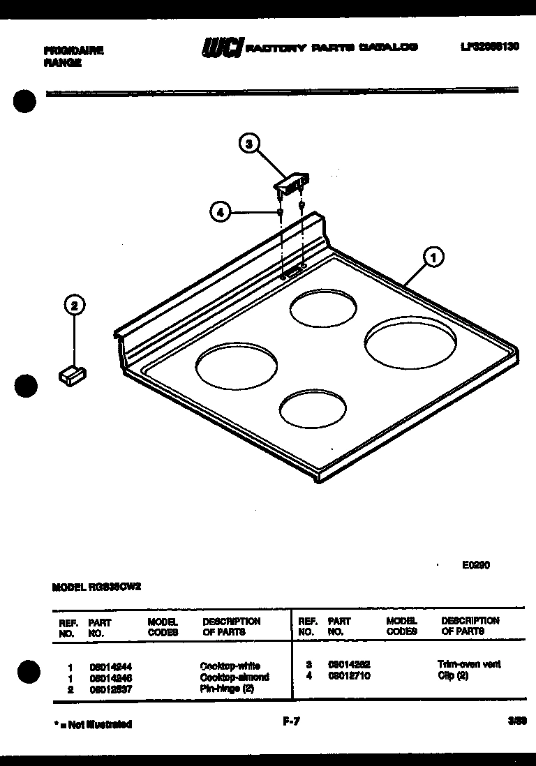 03 - COOKTOP PARTS