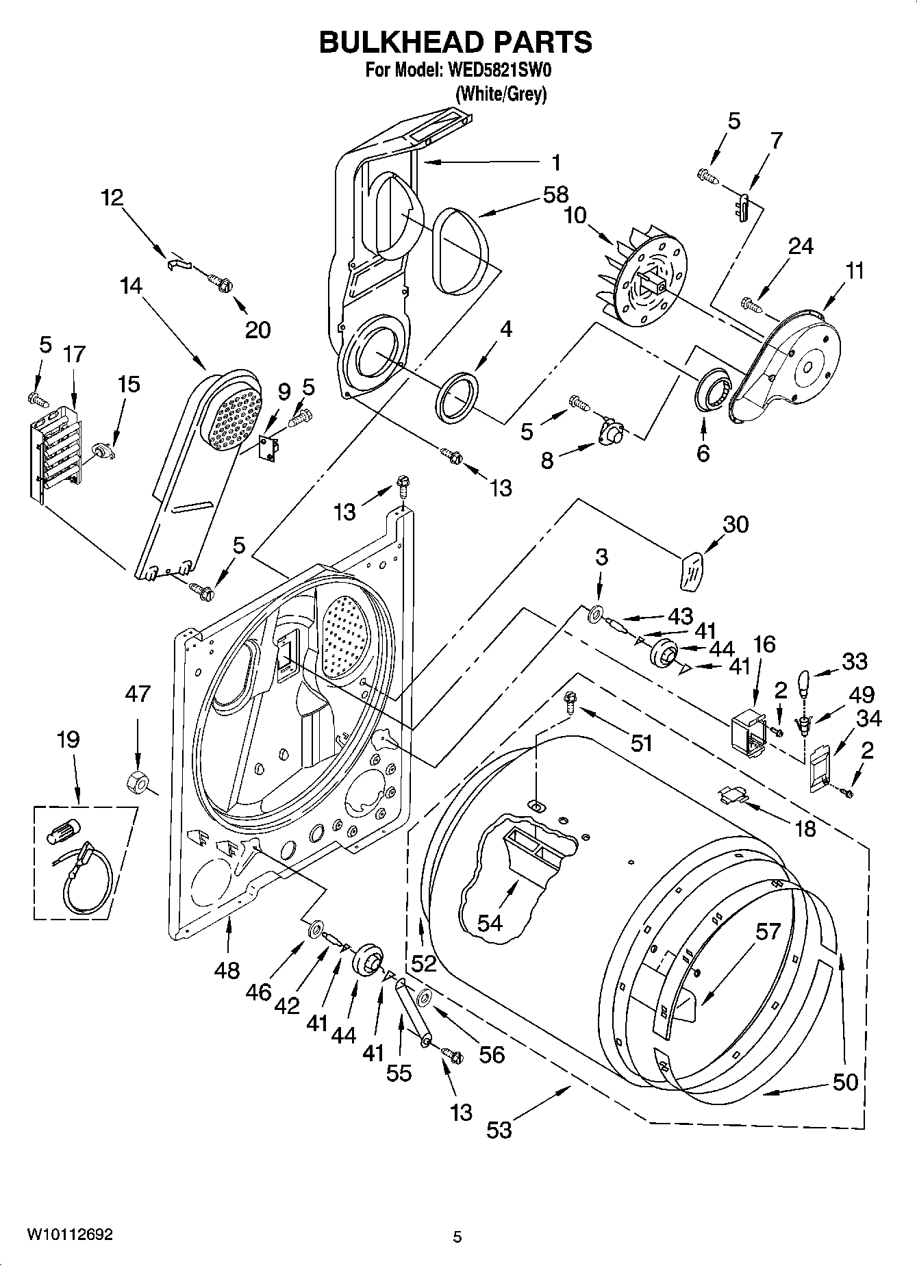 03 - BULKHEAD PARTS, OPTIONAL PARTS (NOT INCLUDED)