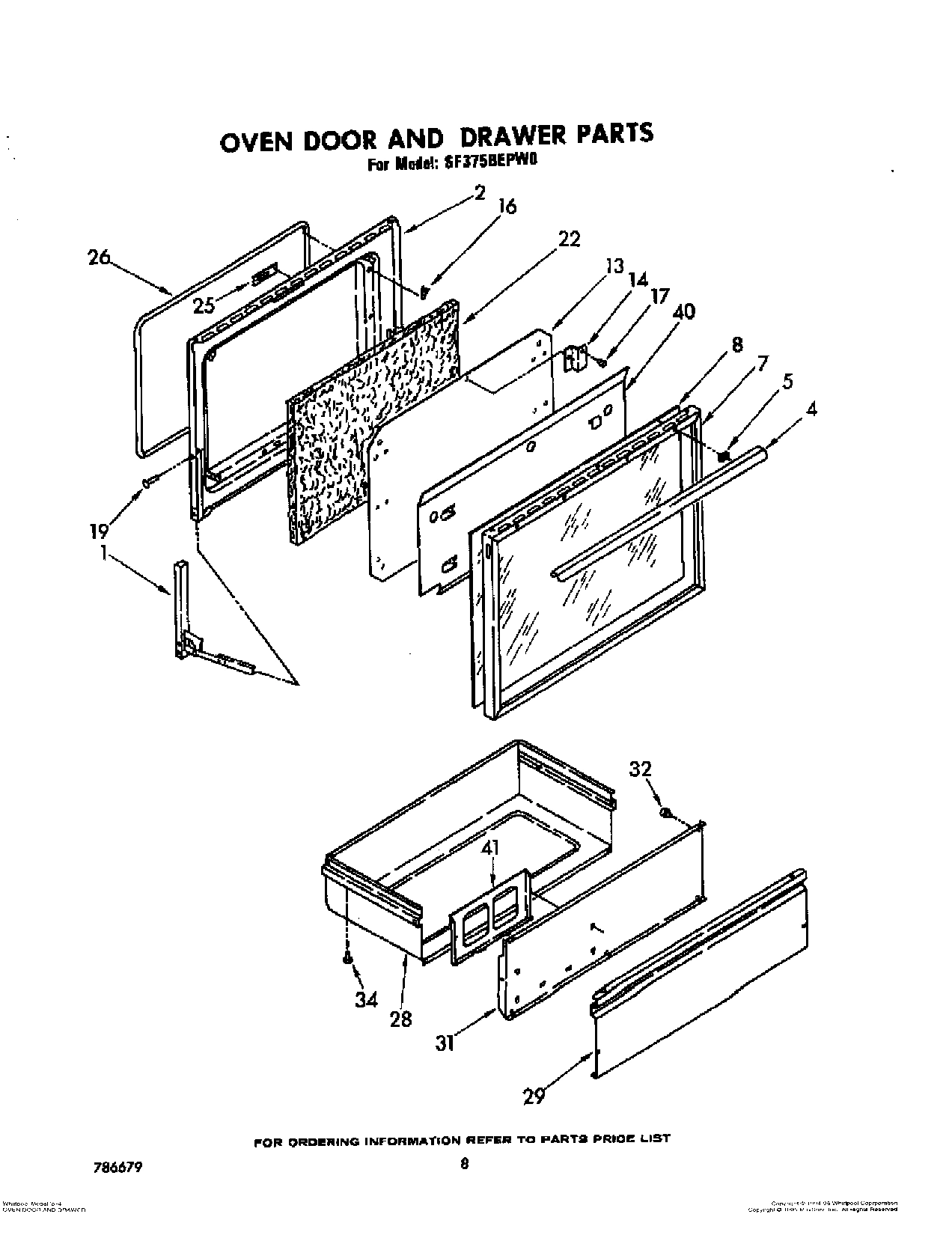 06 - OVEN DOOR AND DRAWER