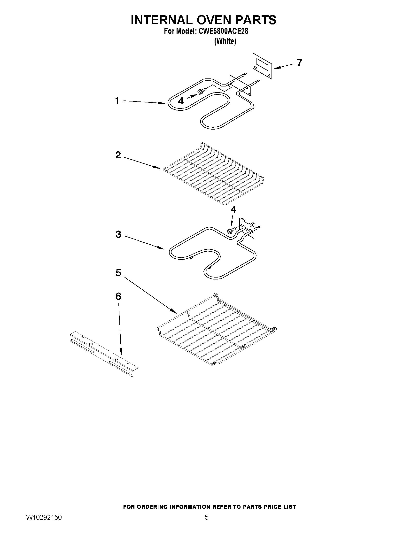 04 - INTERNAL OVEN PARTS