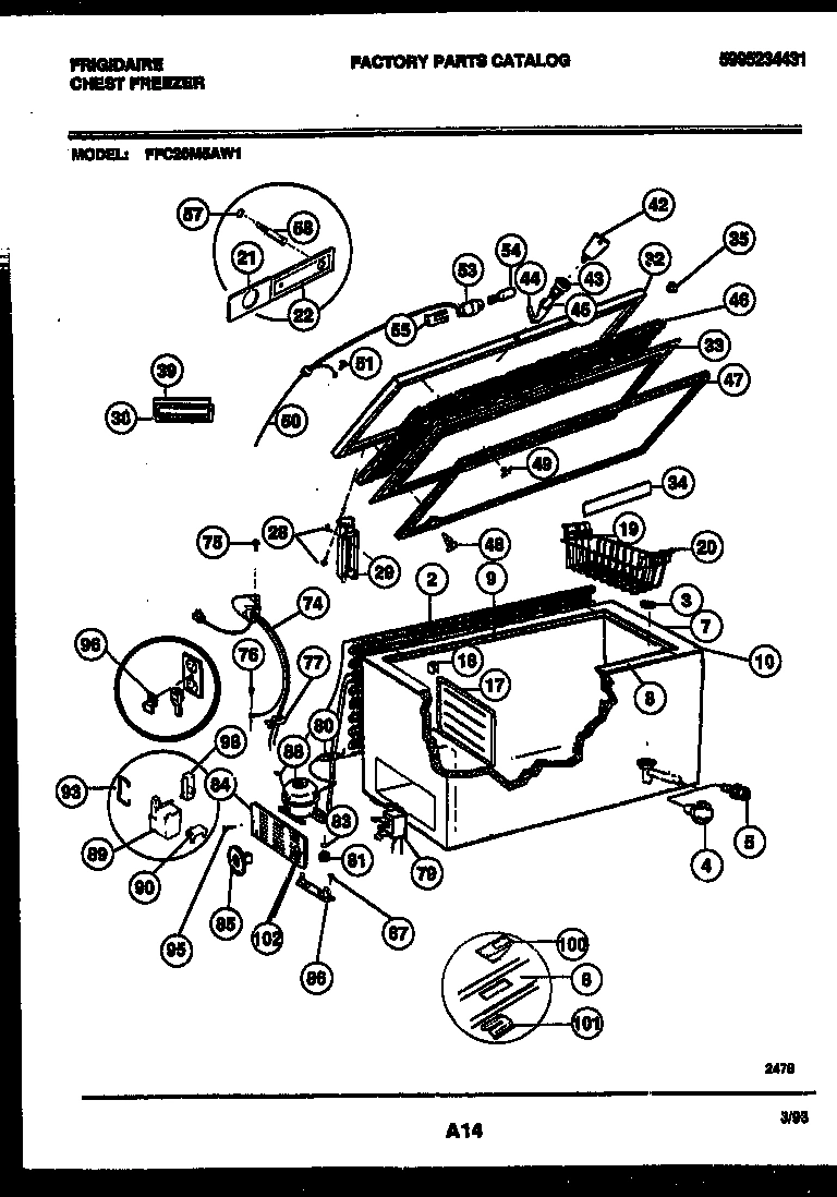 02 - CHEST FREEZER PARTS