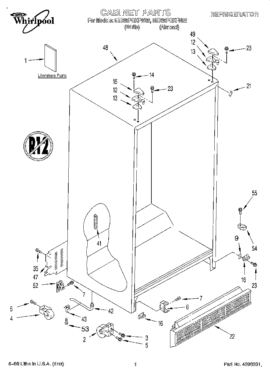 01 - CABINET, LITERATURE