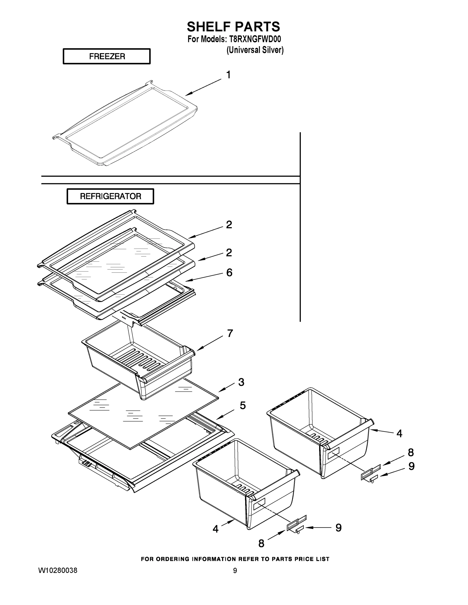 05 - SHELF PARTS