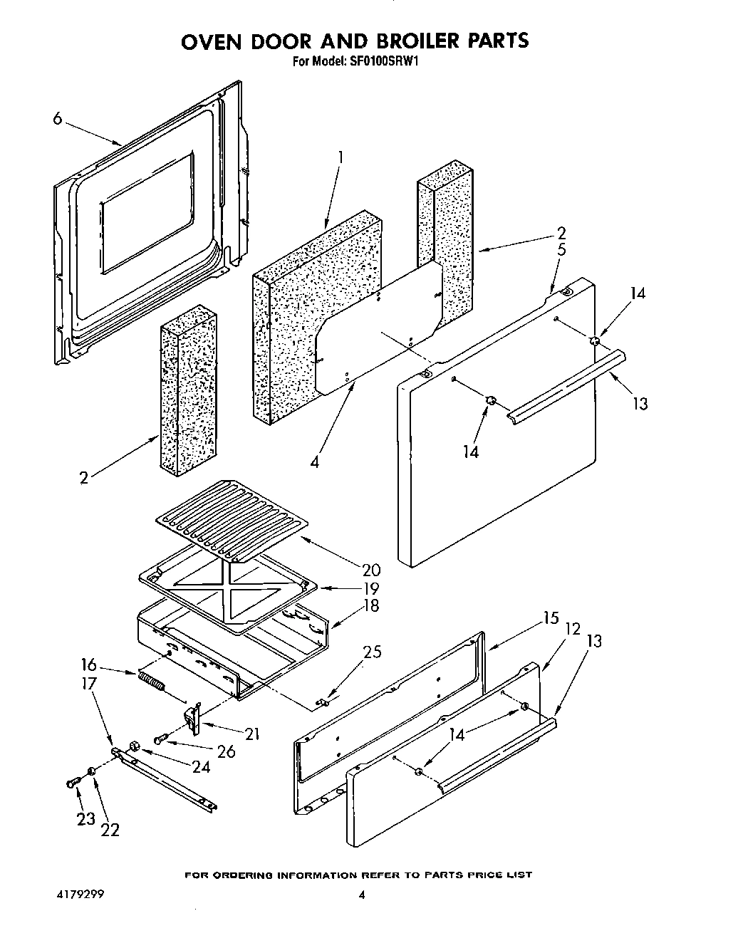 03 - OVEN DOOR AND BROILER