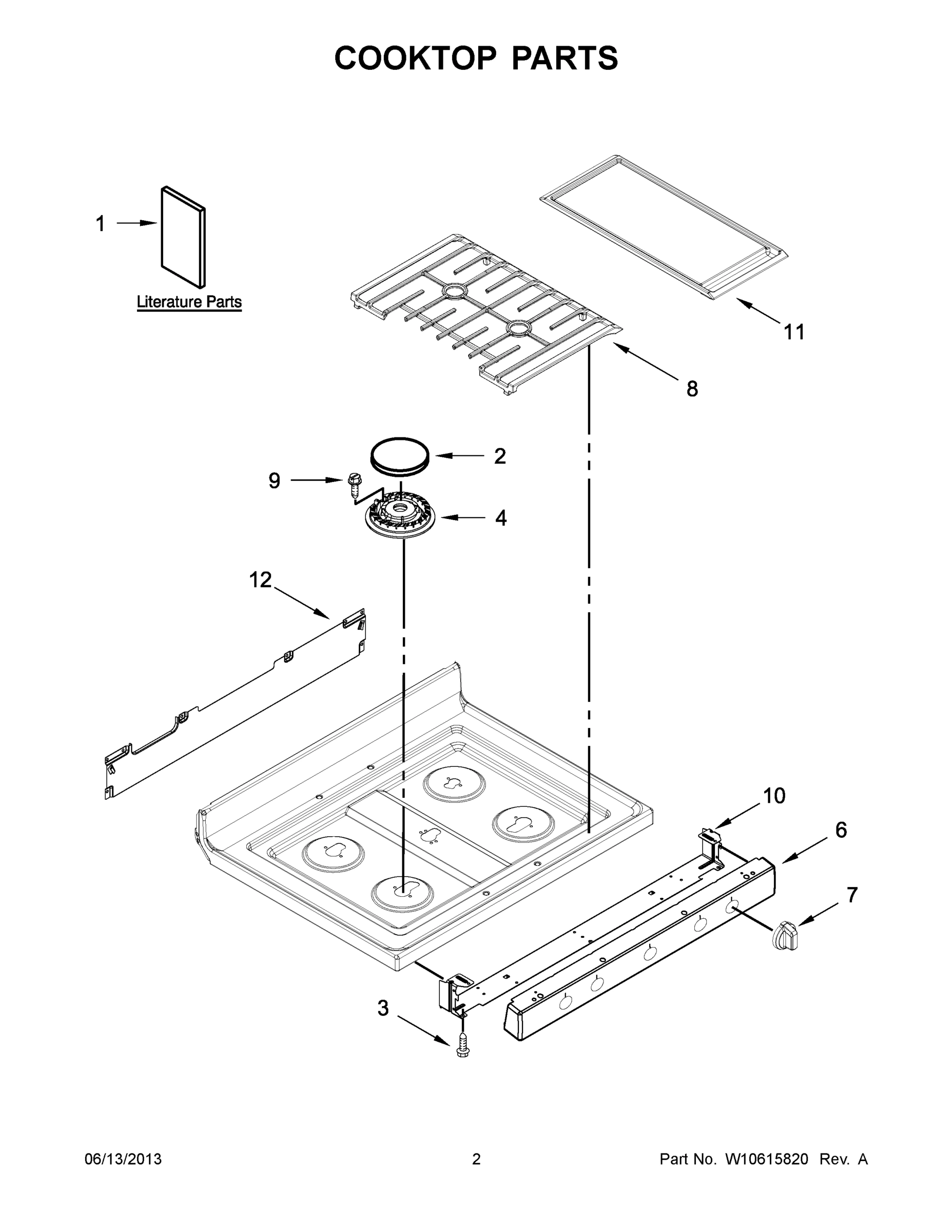 02 - COOKTOP PARTS