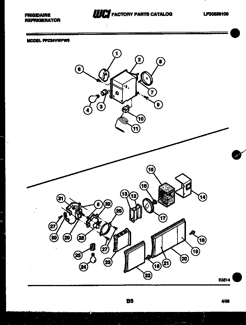 06 - REFRIGERATOR CONTROL ASSEMBLY, DAMP