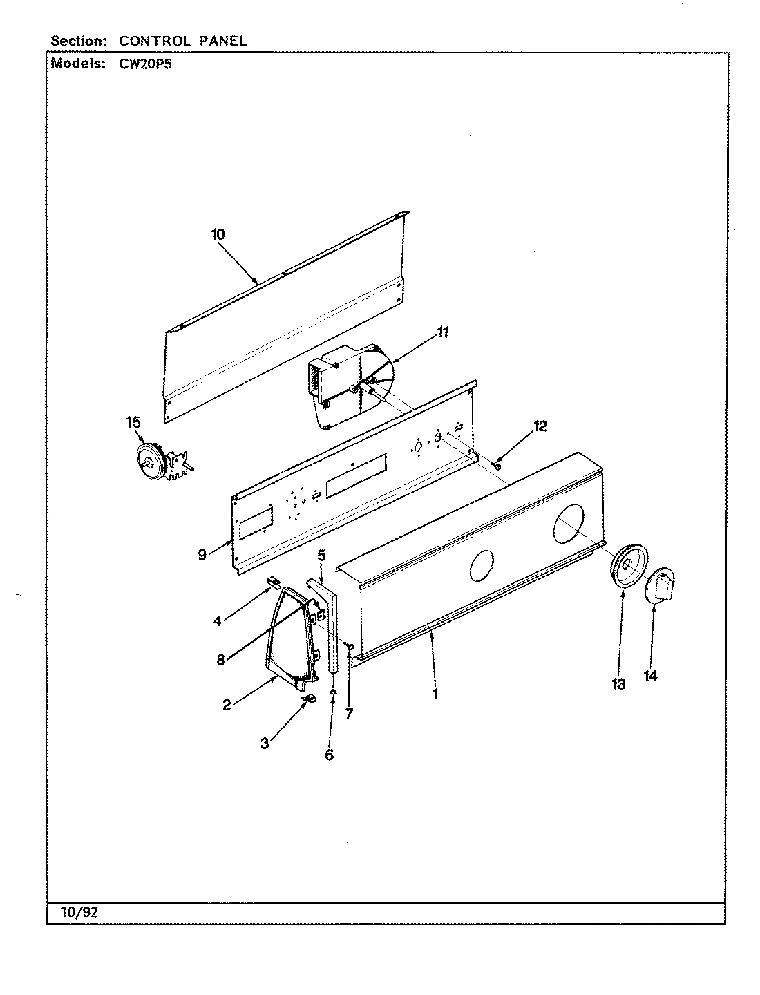 02 - CONTROL PANEL (REV. F-K)