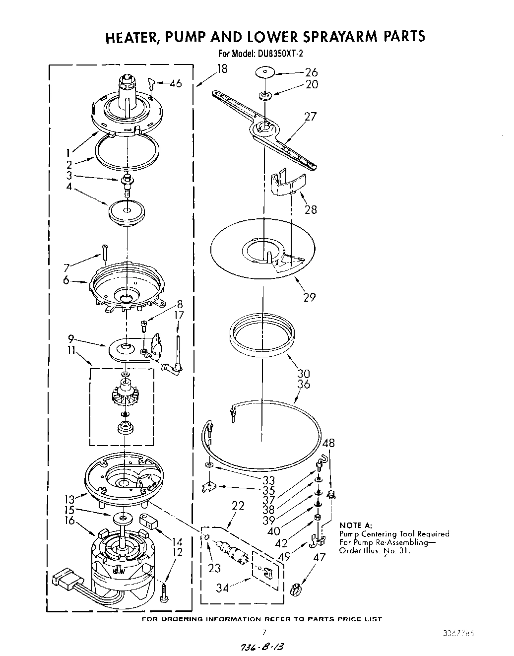 05 - HEATER, PUMP AND LOWER SPRAYARM