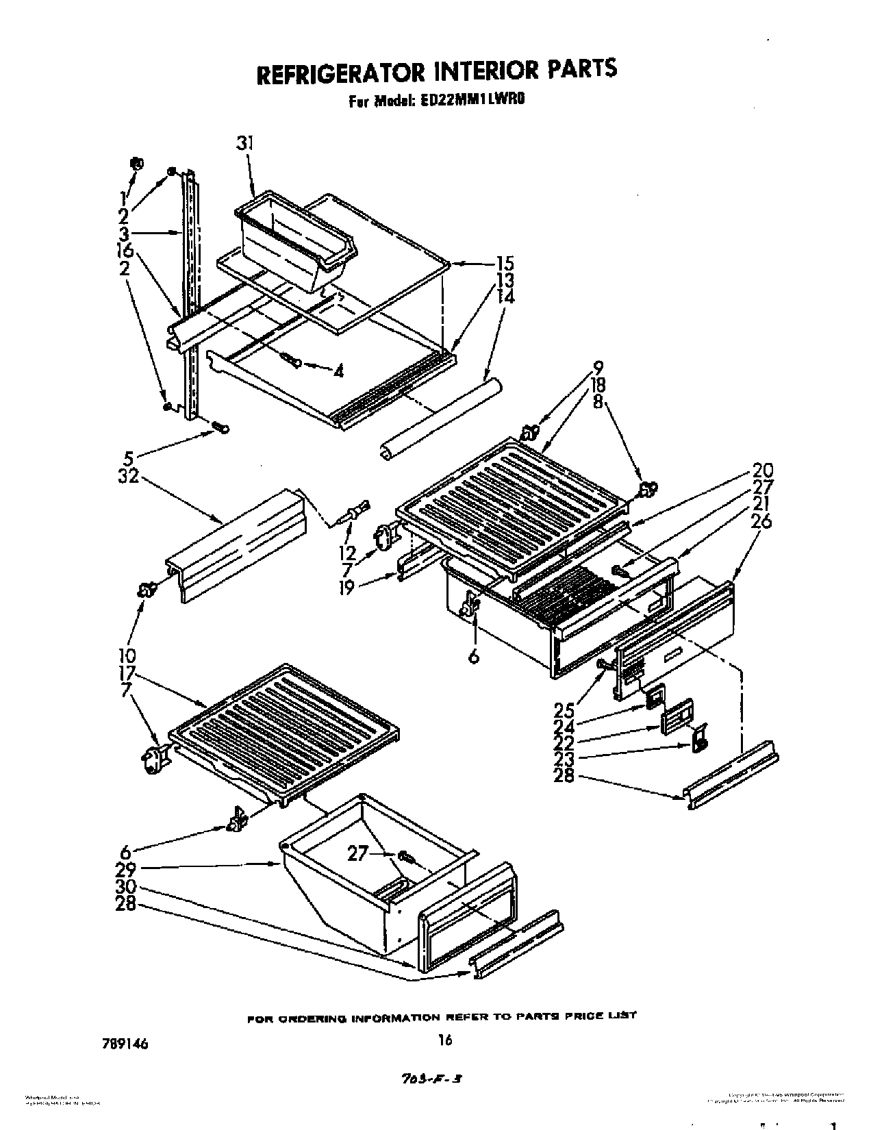 09 - REFRIGERATOR INTERIOR, LIT/OPTIONAL