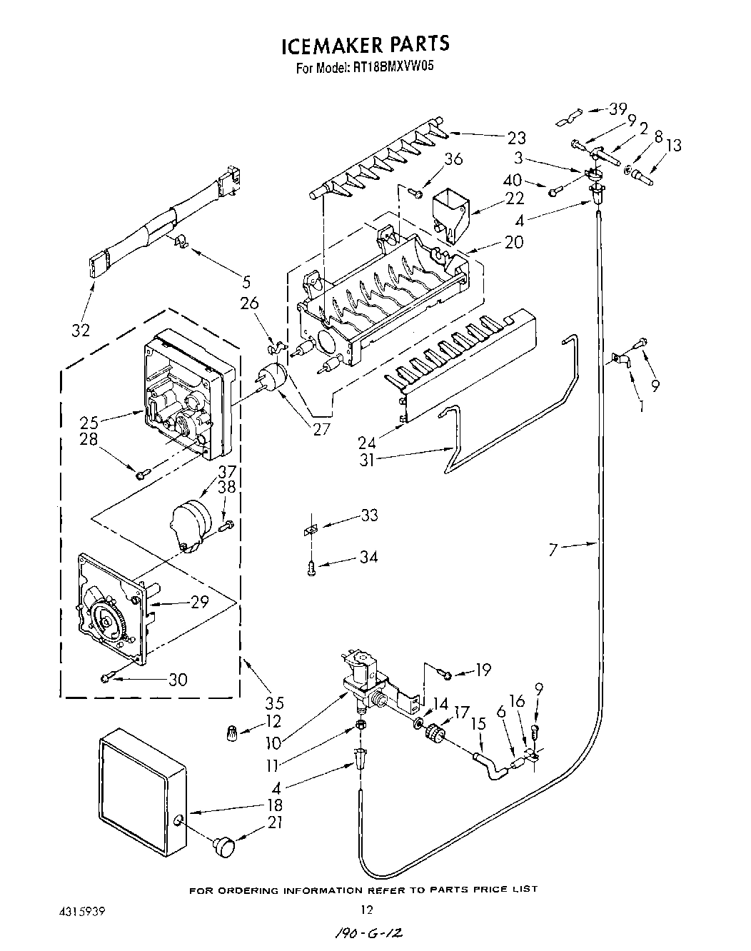 09 - ICEMAKER , NOT ILLUSTRATED