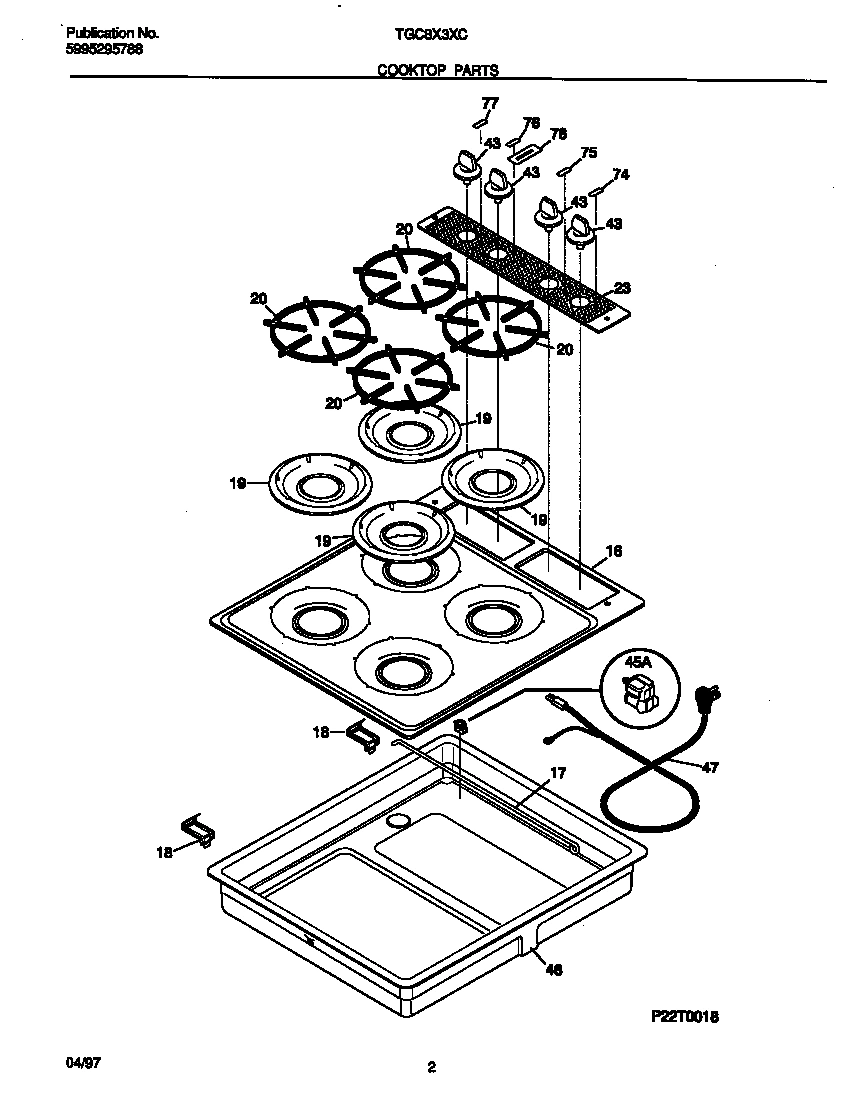 02 - COOKTOP PARTS