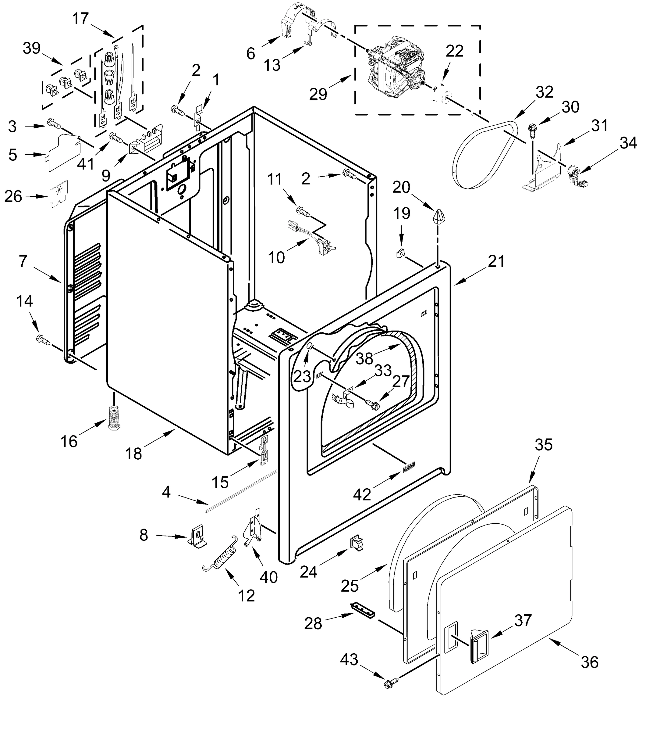 CABINET PARTS