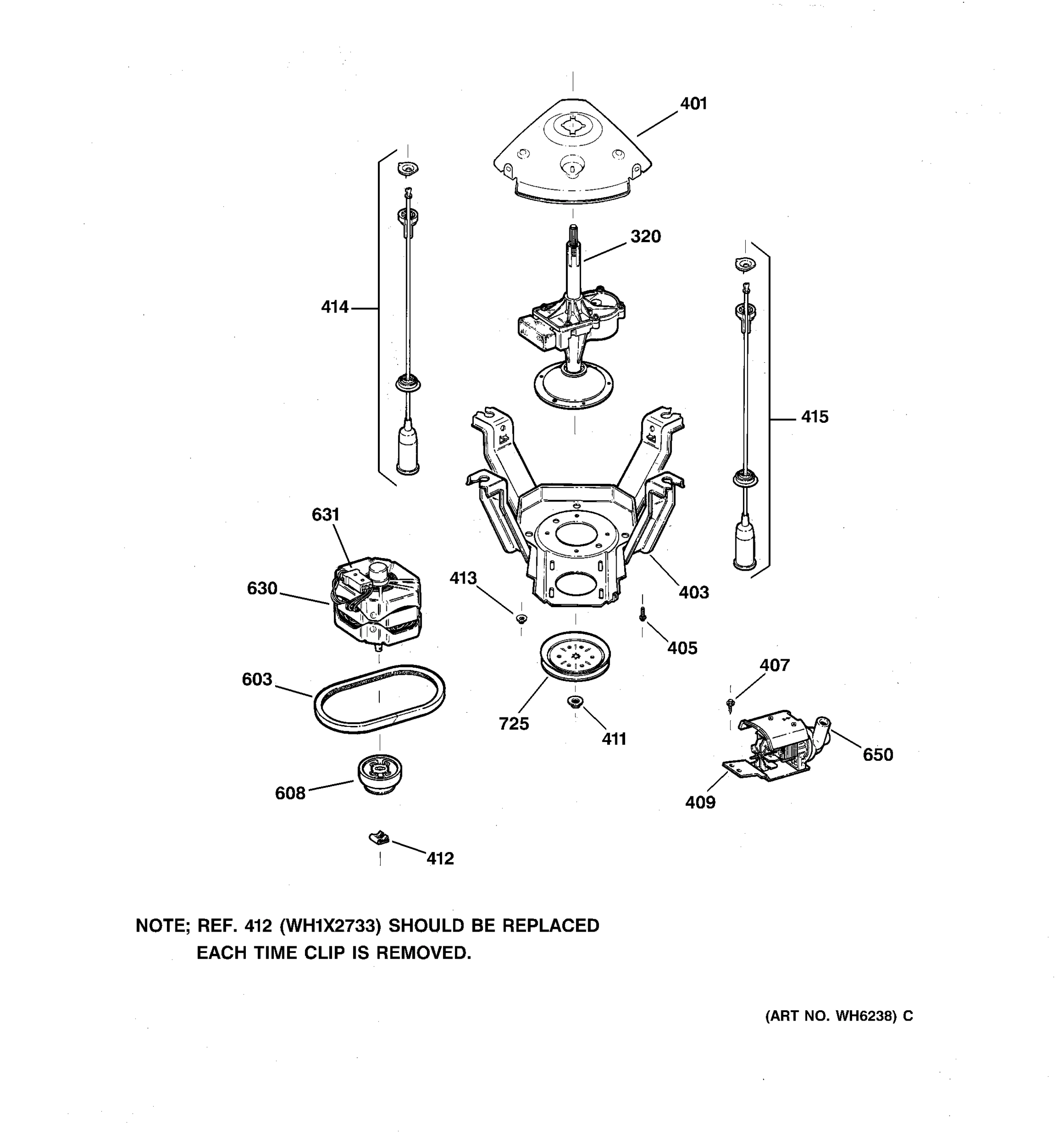 SUSPENSION, PUMP & DRIVE COMPONENTS