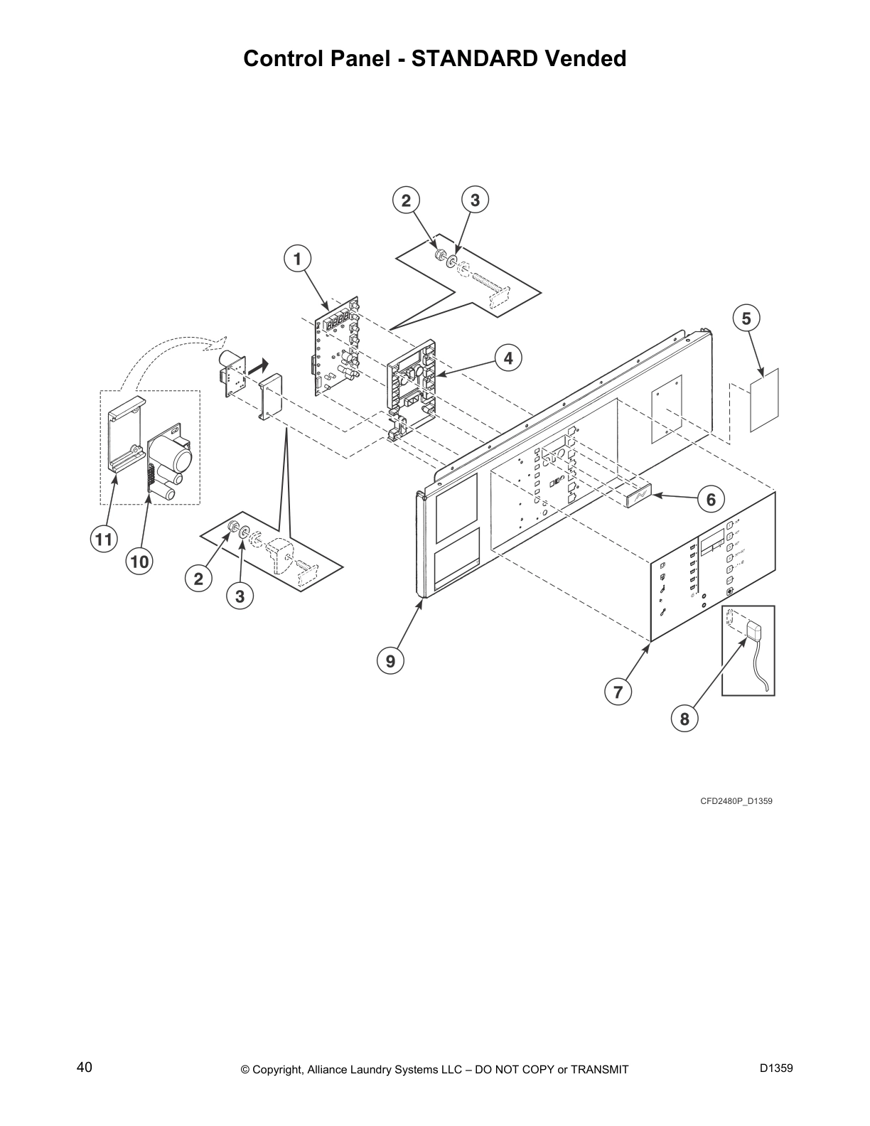 Control Panel - STANDARD Vended