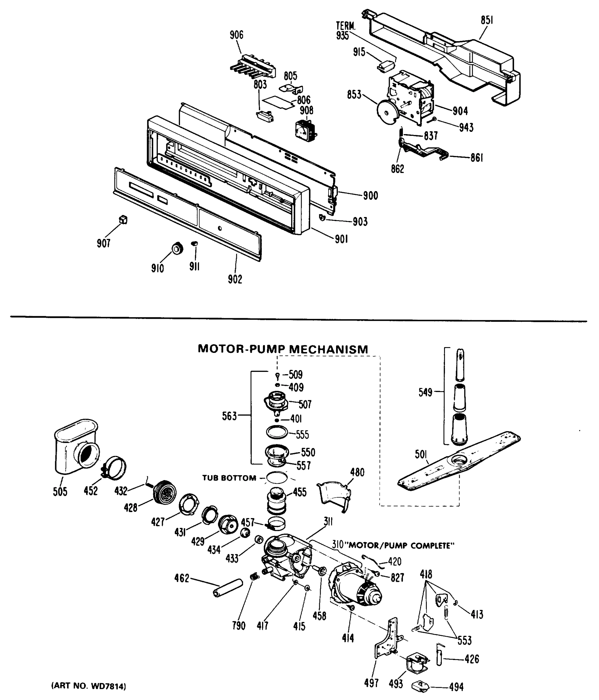 MOTOR-PUMP MECHANISM