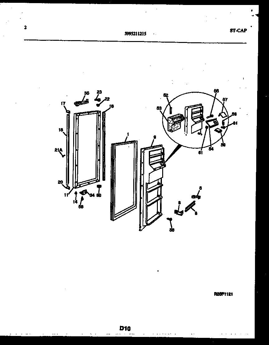 02 - FREEZER DOOR PARTS