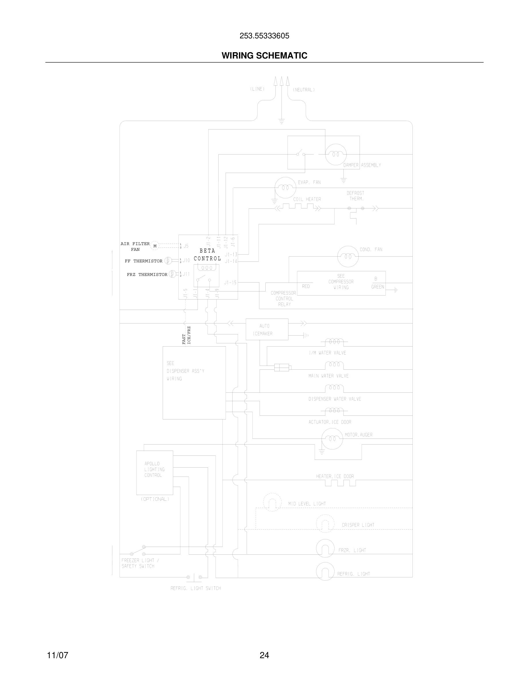 24 - WIRING SCHEMATIC
