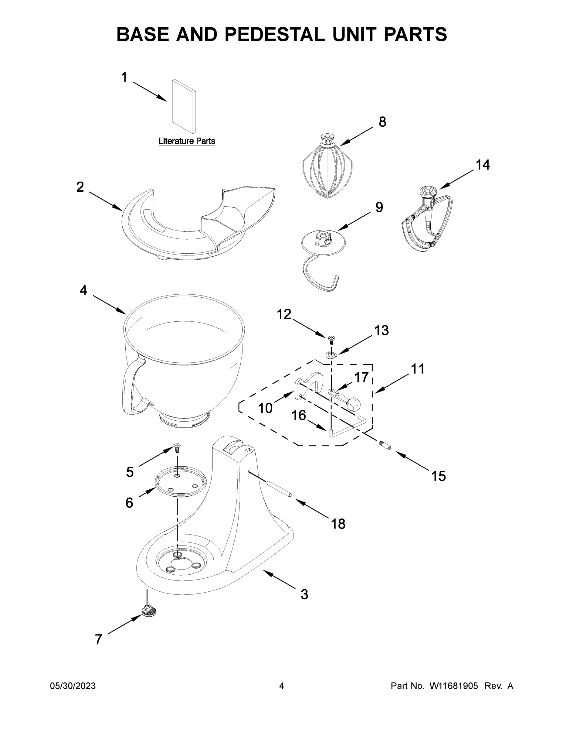 03 - BASE AND PEDESTAL UNIT PARTS