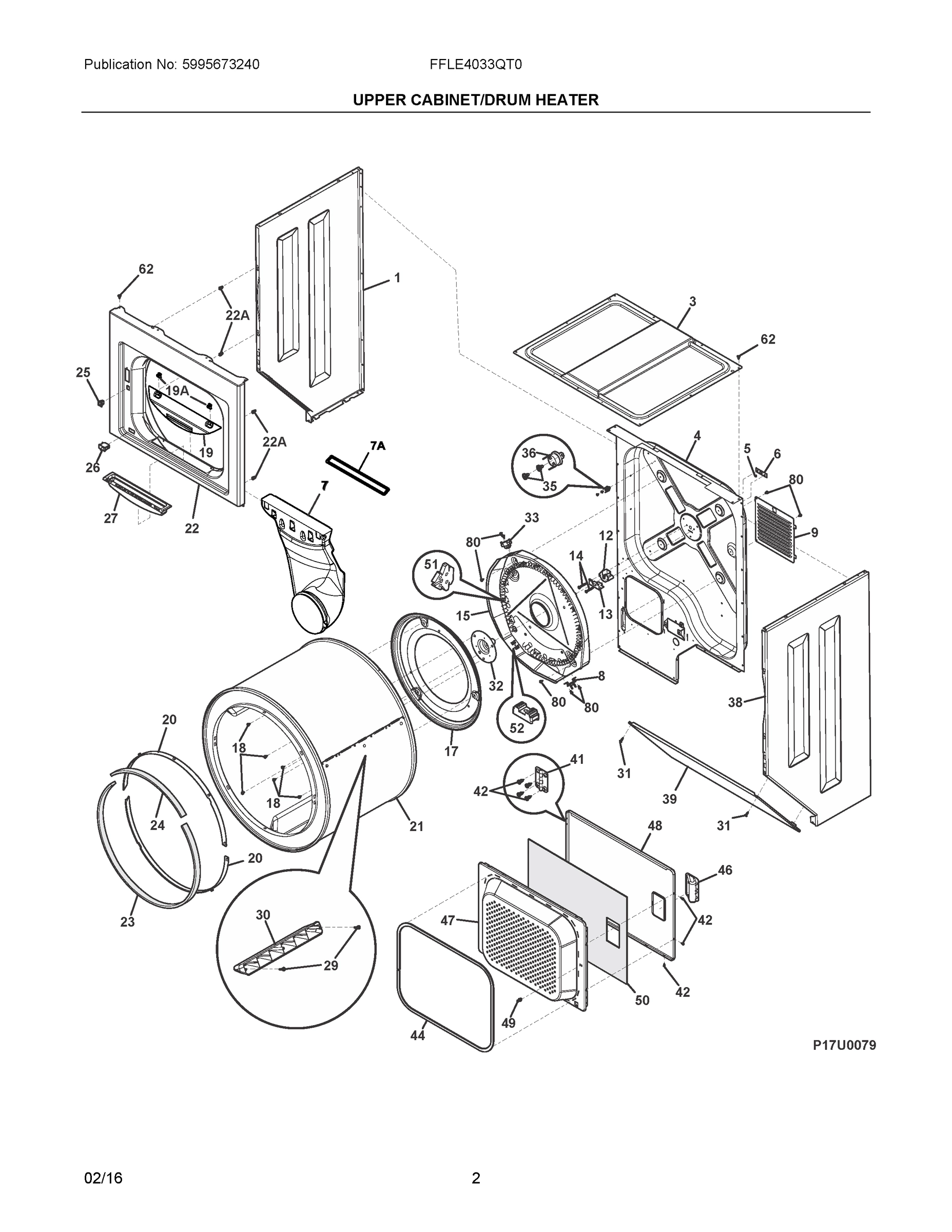 02 - UPPER CABINET/DRUM HEATER