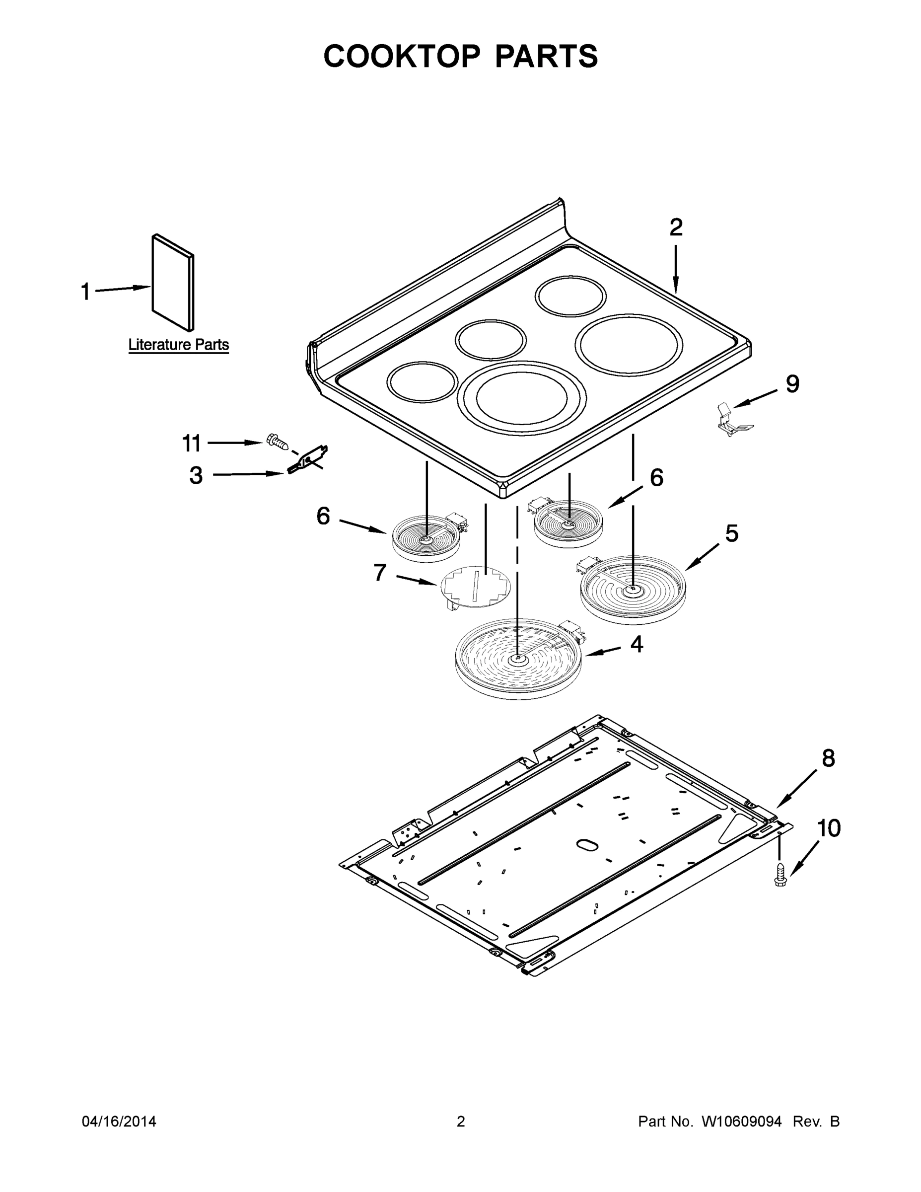02 - COOKTOP PARTS
