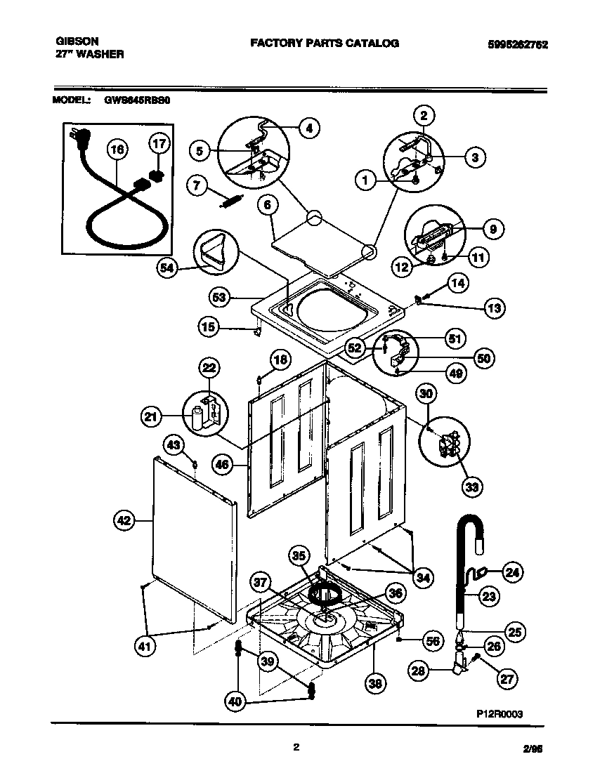 02 - CABINET, TOP PANEL, BASE