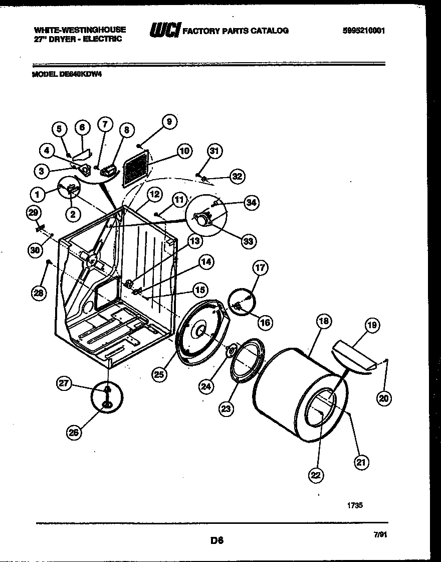 02 - CABINET AND COMPONENT PARTS