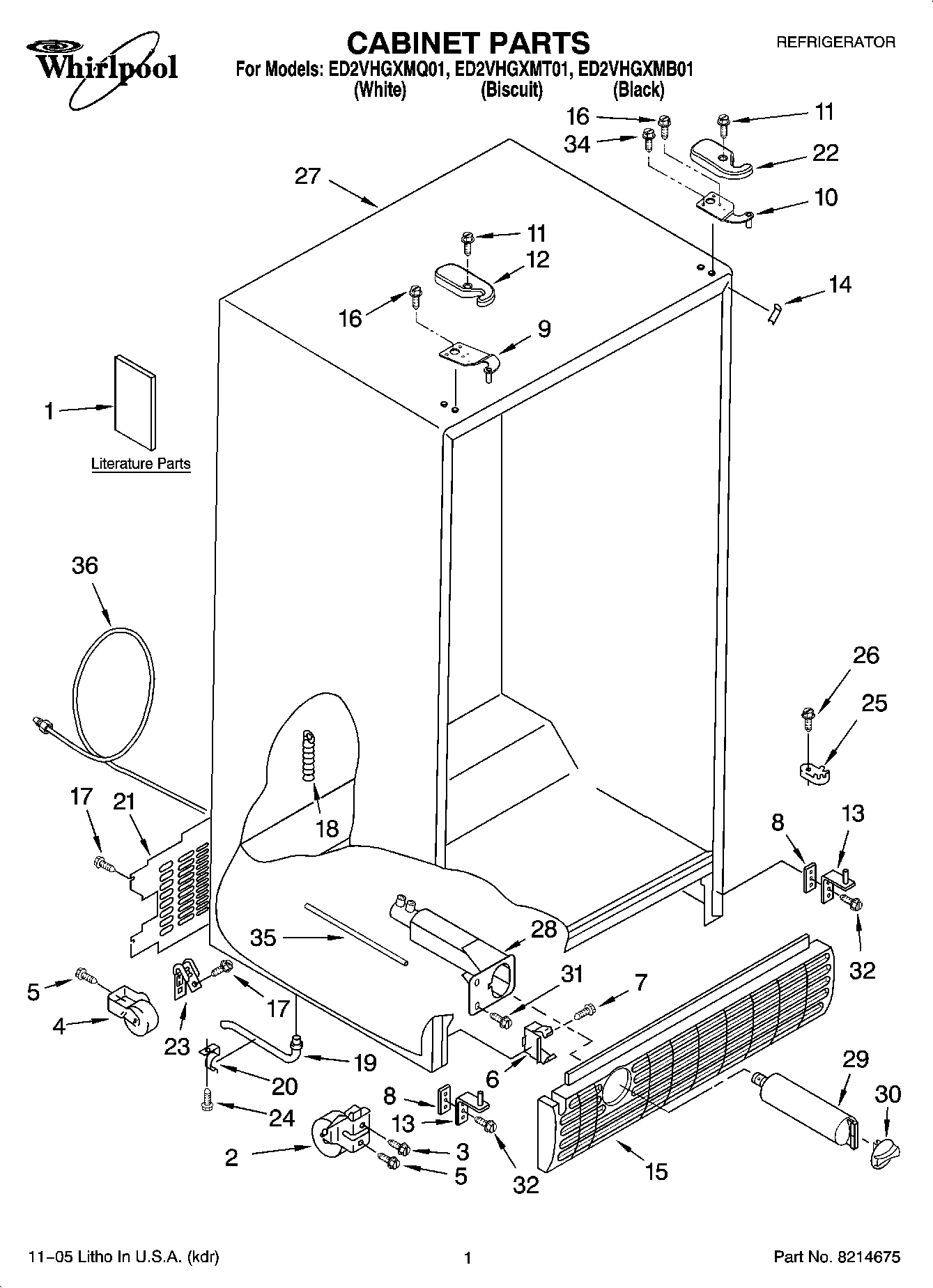 01 - CABINET PARTS