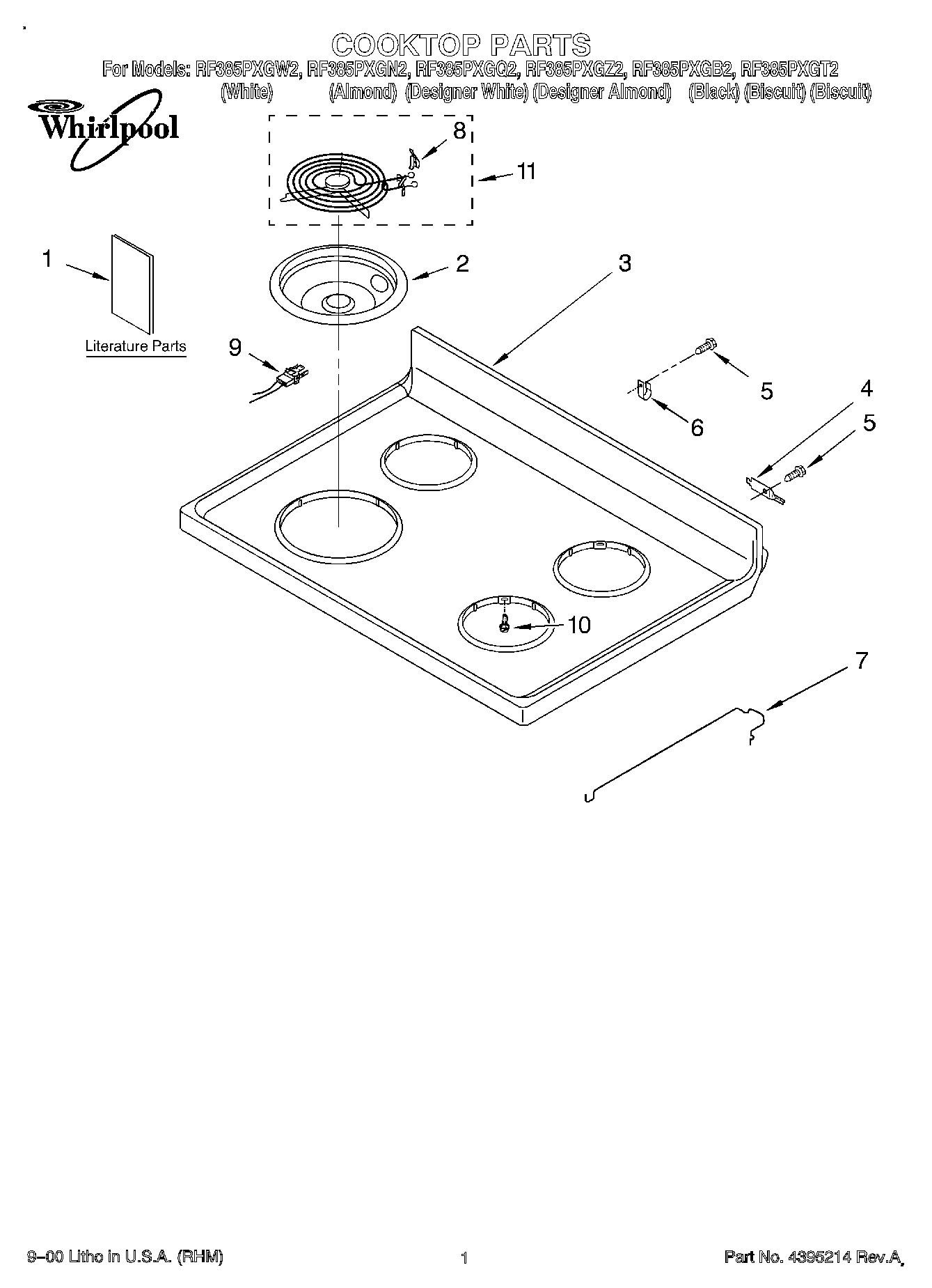 01 - COOKTOP, LITERATURE