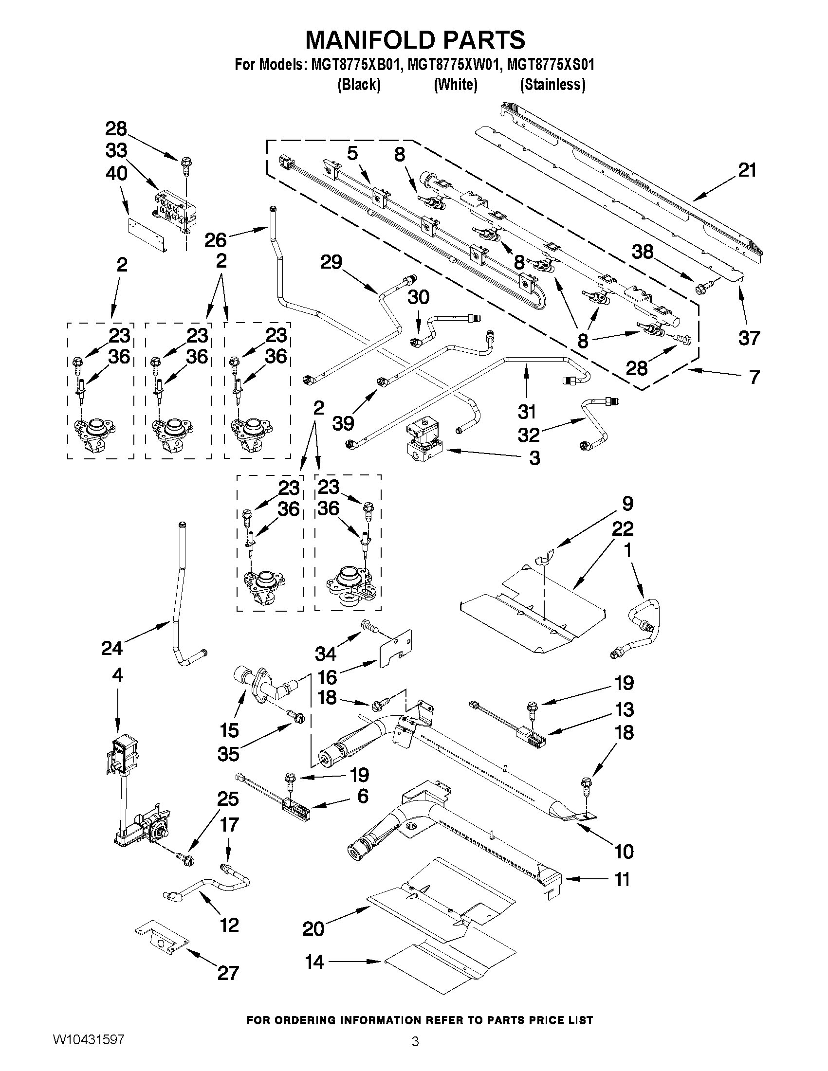 03 - MANIFOLD PARTS