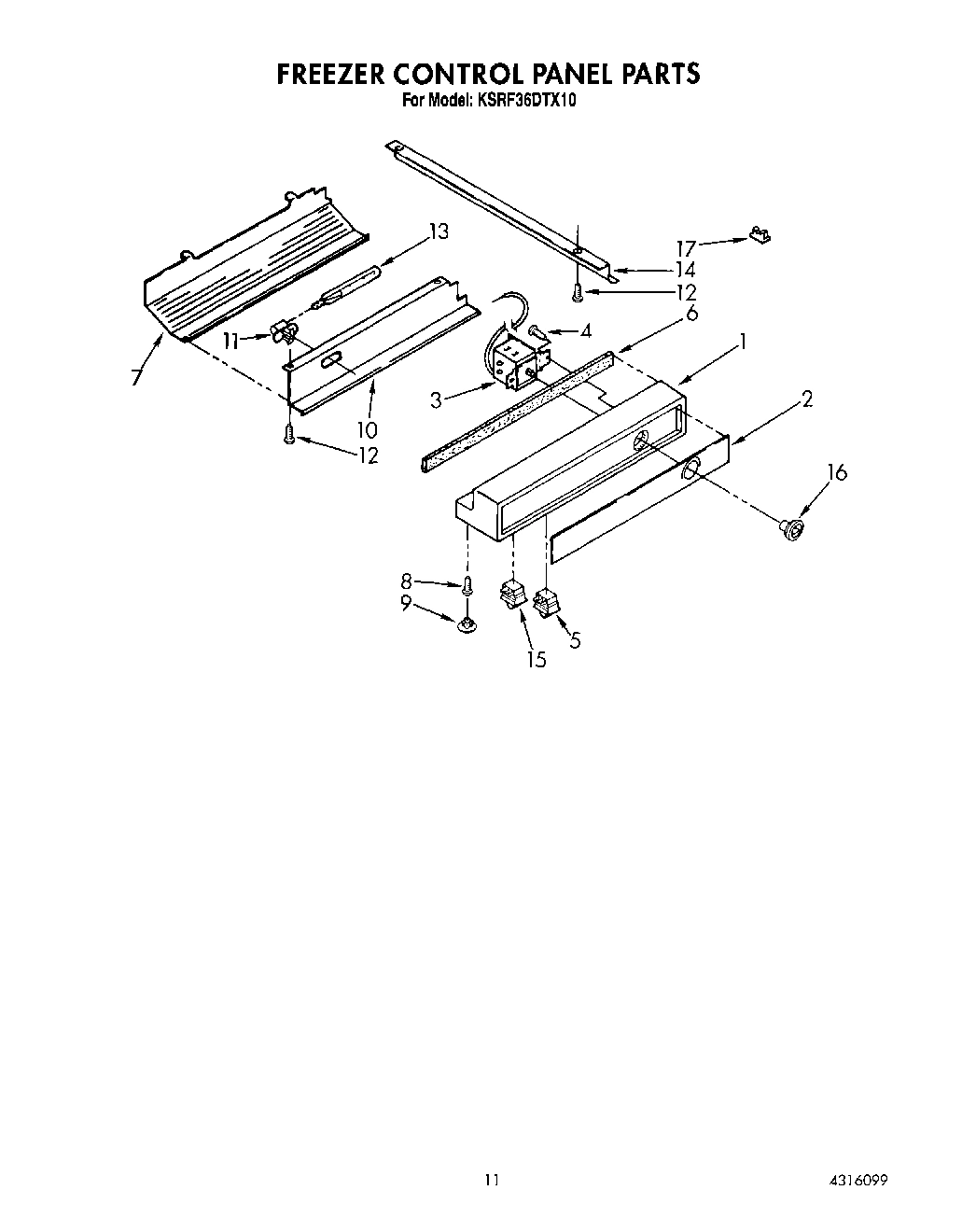 07 - FREEZER CONTROL PANEL