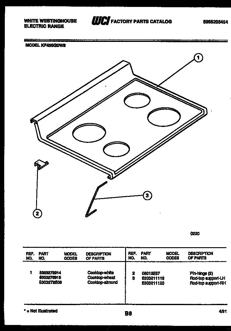 04 - COOKTOP PARTS