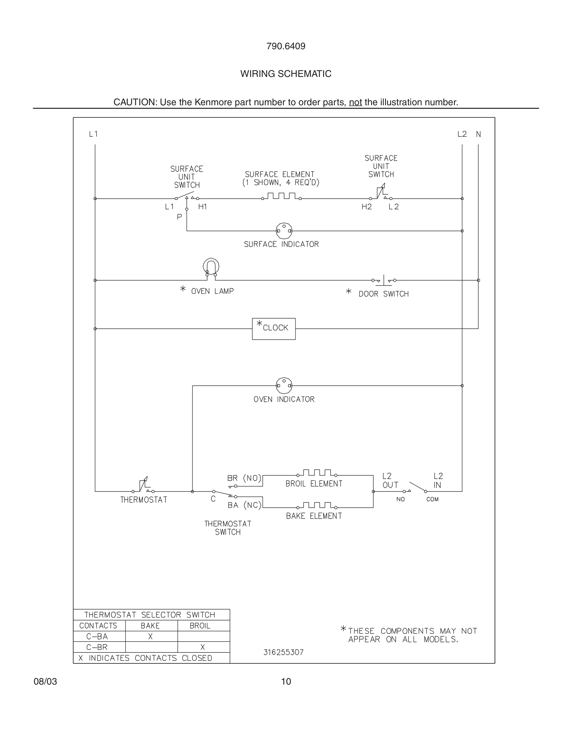 10 - WIRING SCHEMATIC