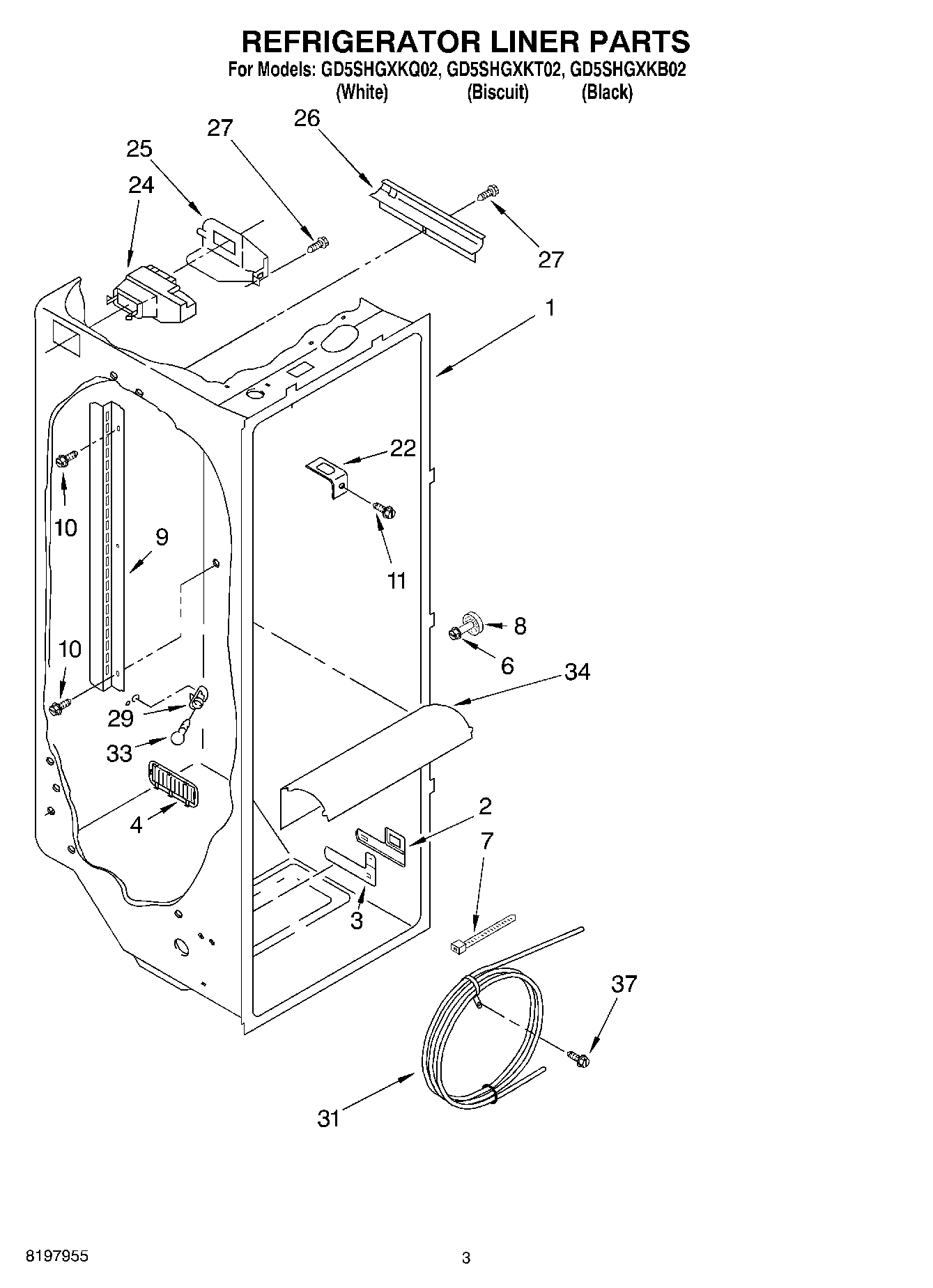 02 - REFRIGERATOR LINER