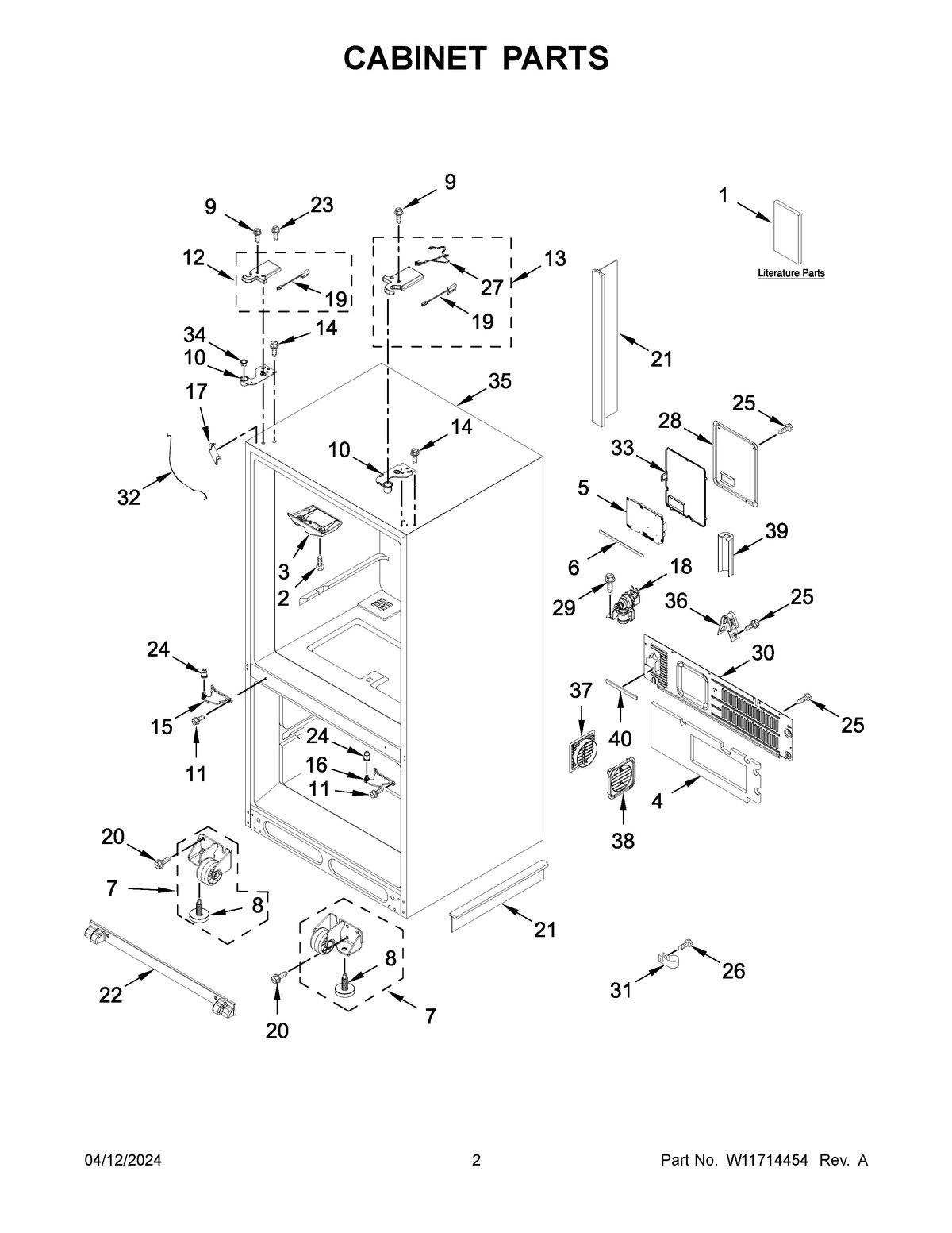 02 - CABINET PARTS