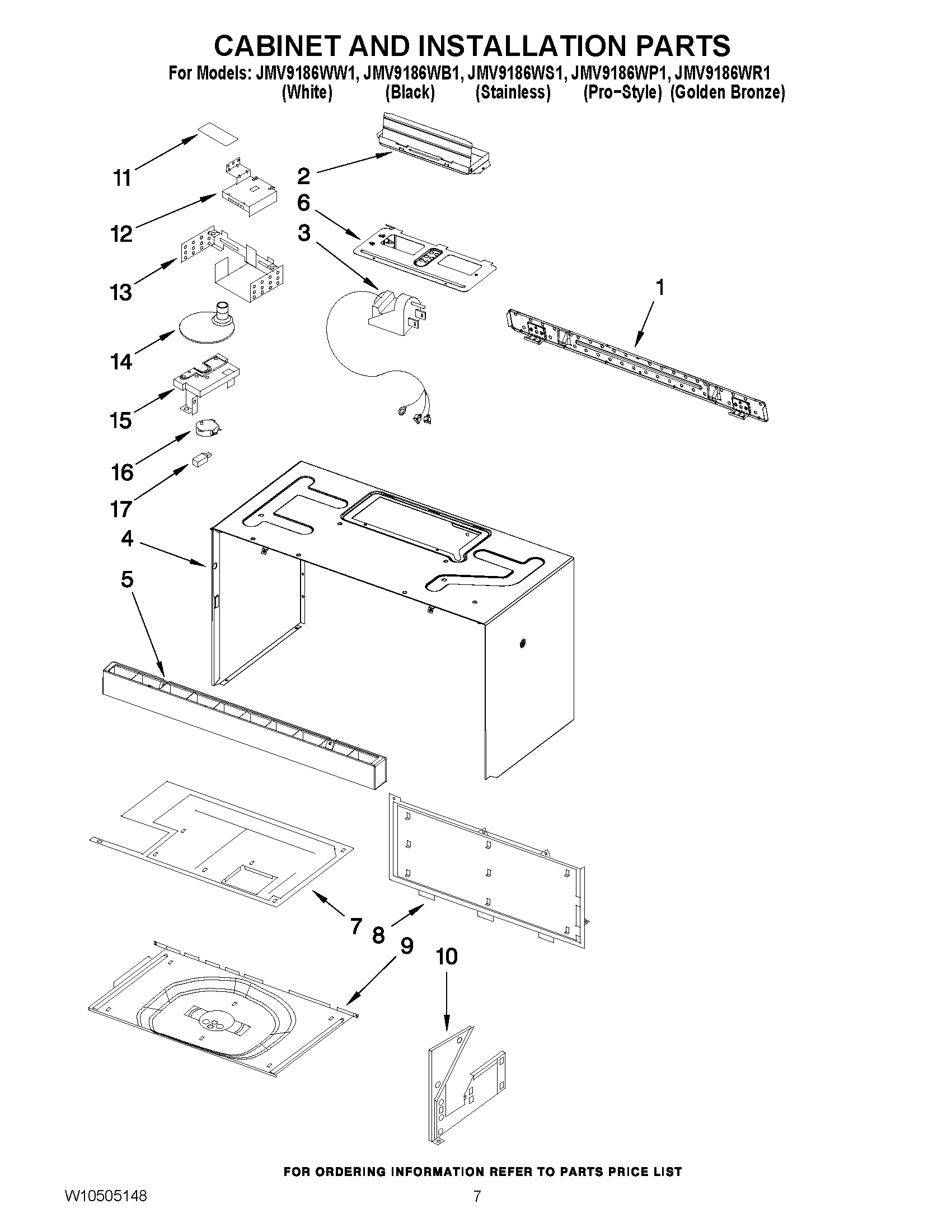 06 - CABINET AND INSTALLATION PARTS