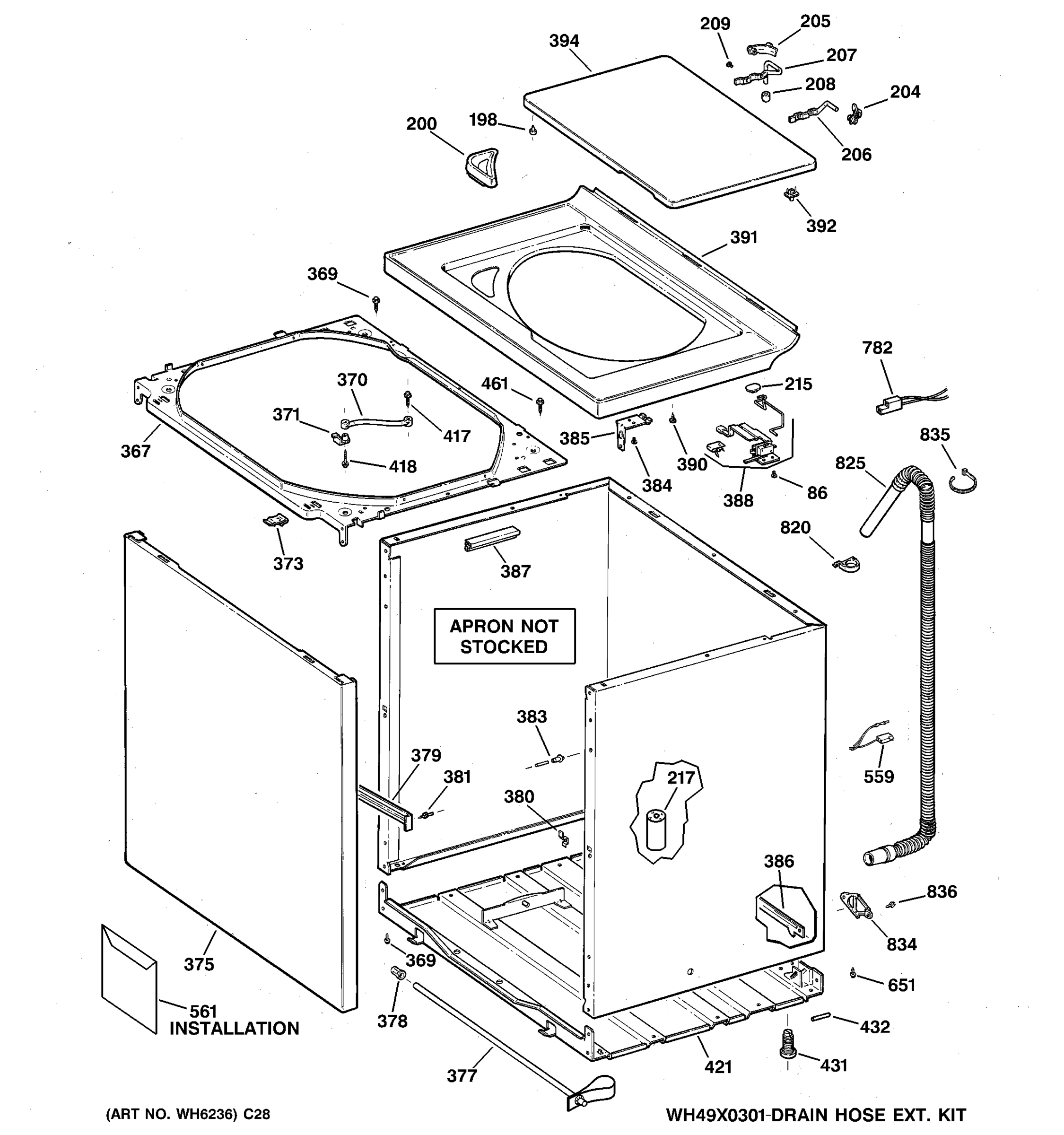 CABINET, COVER & FRONT PANEL
