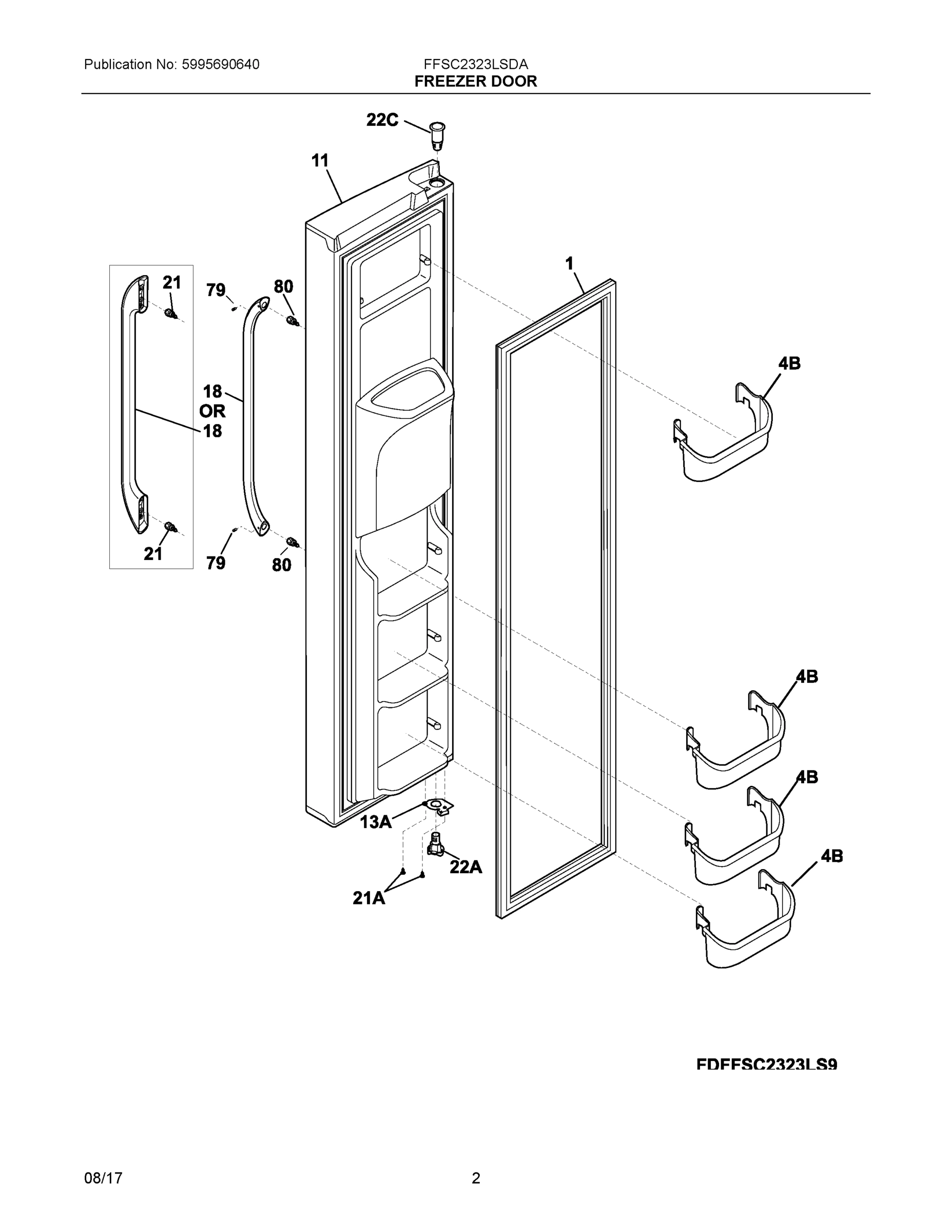 02 - FREEZER DOOR